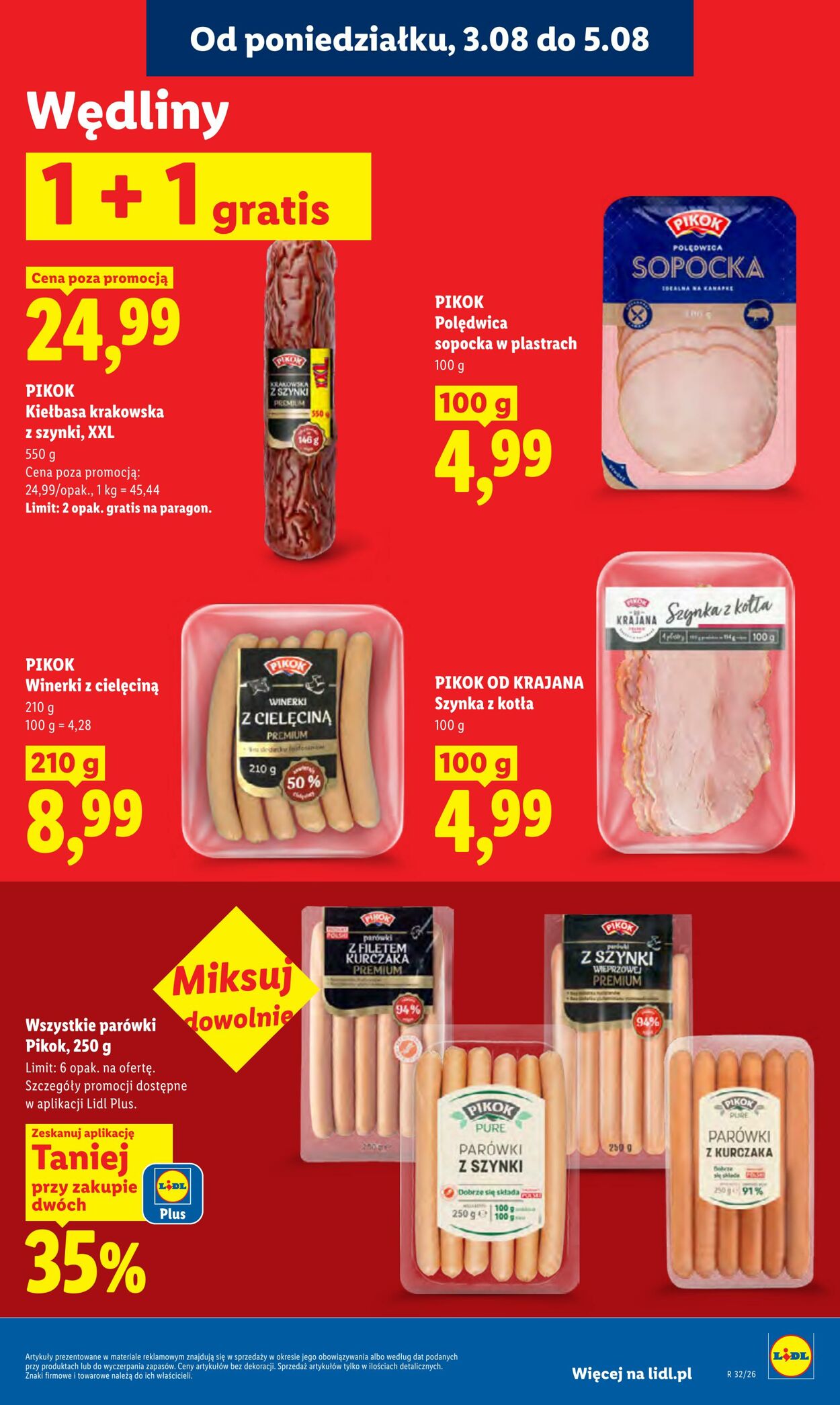 Gazetka Lidl 03.08.2026 - 05.08.2026