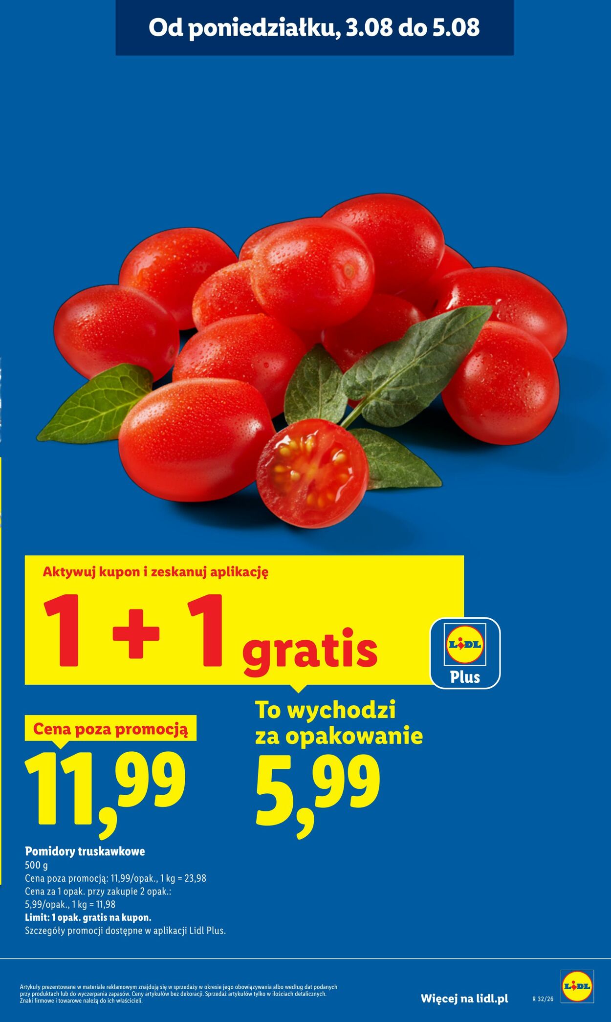 Gazetka Lidl 03.08.2026 - 05.08.2026