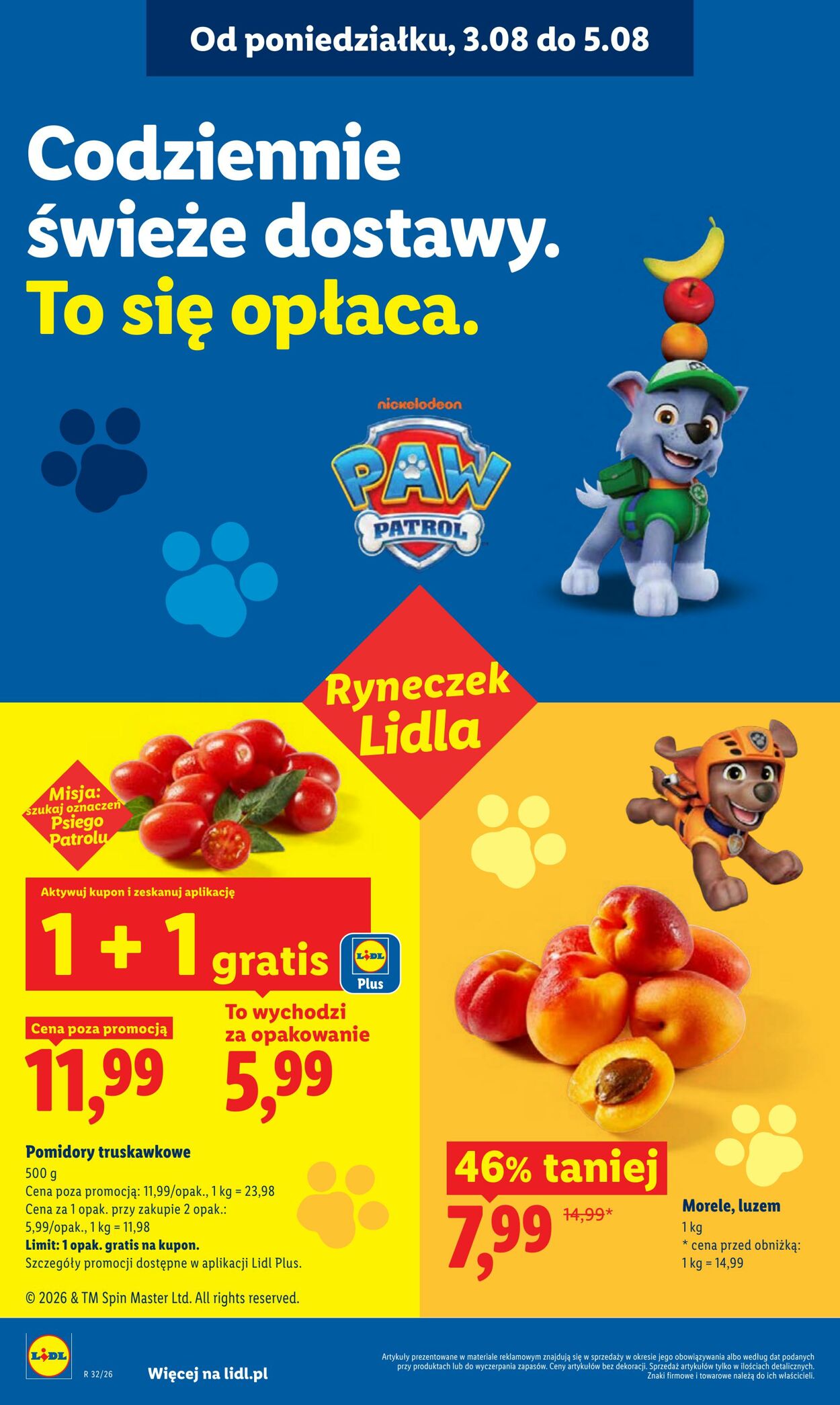Gazetka Lidl 03.08.2026 - 05.08.2026