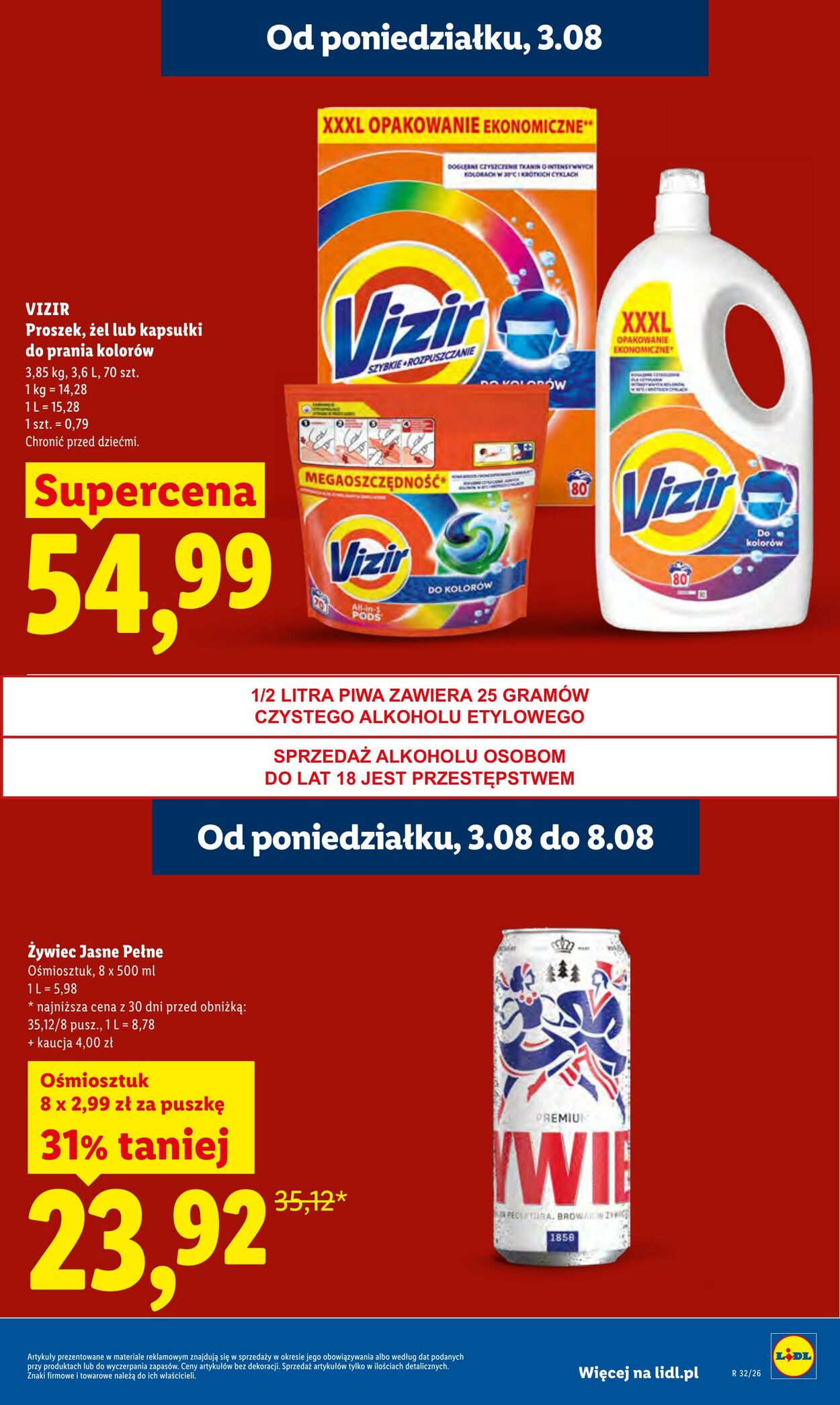 Gazetka Lidl 03.08.2026 - 05.08.2026