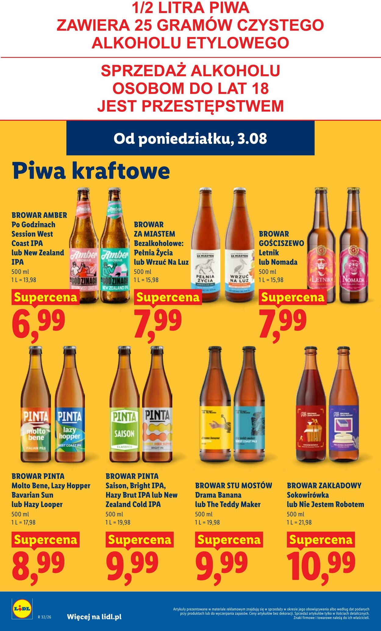 Gazetka Lidl 03.08.2026 - 05.08.2026