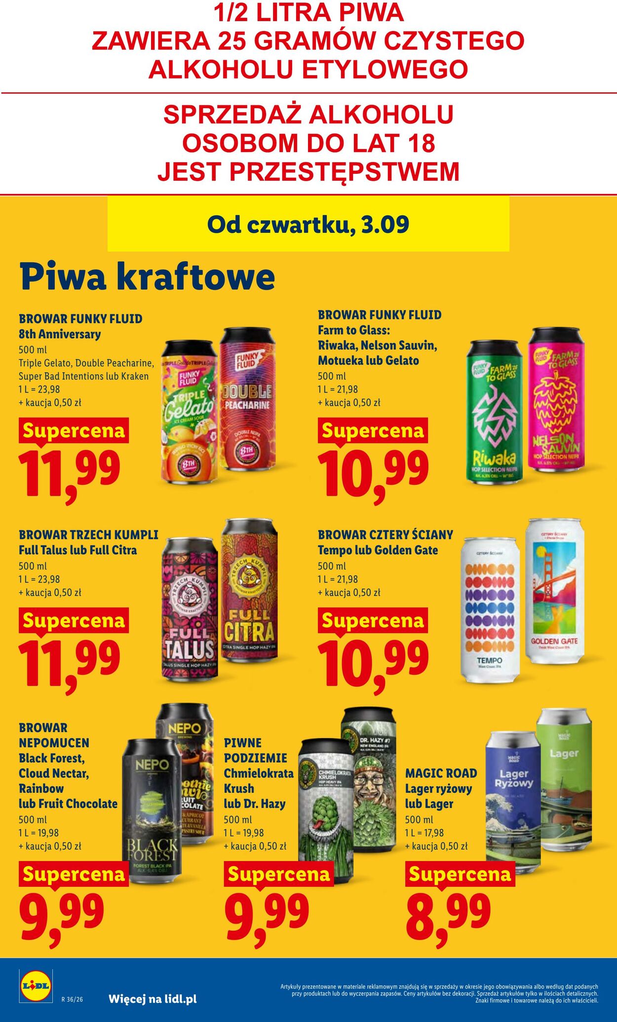Gazetka Lidl 03.09.2026 - 05.09.2026