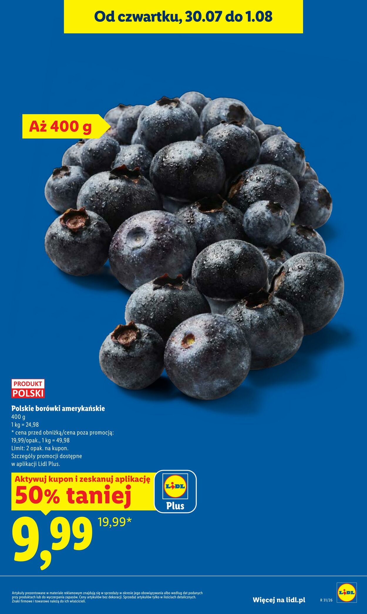 Gazetka Lidl 30.07.2026 - 01.08.2026
