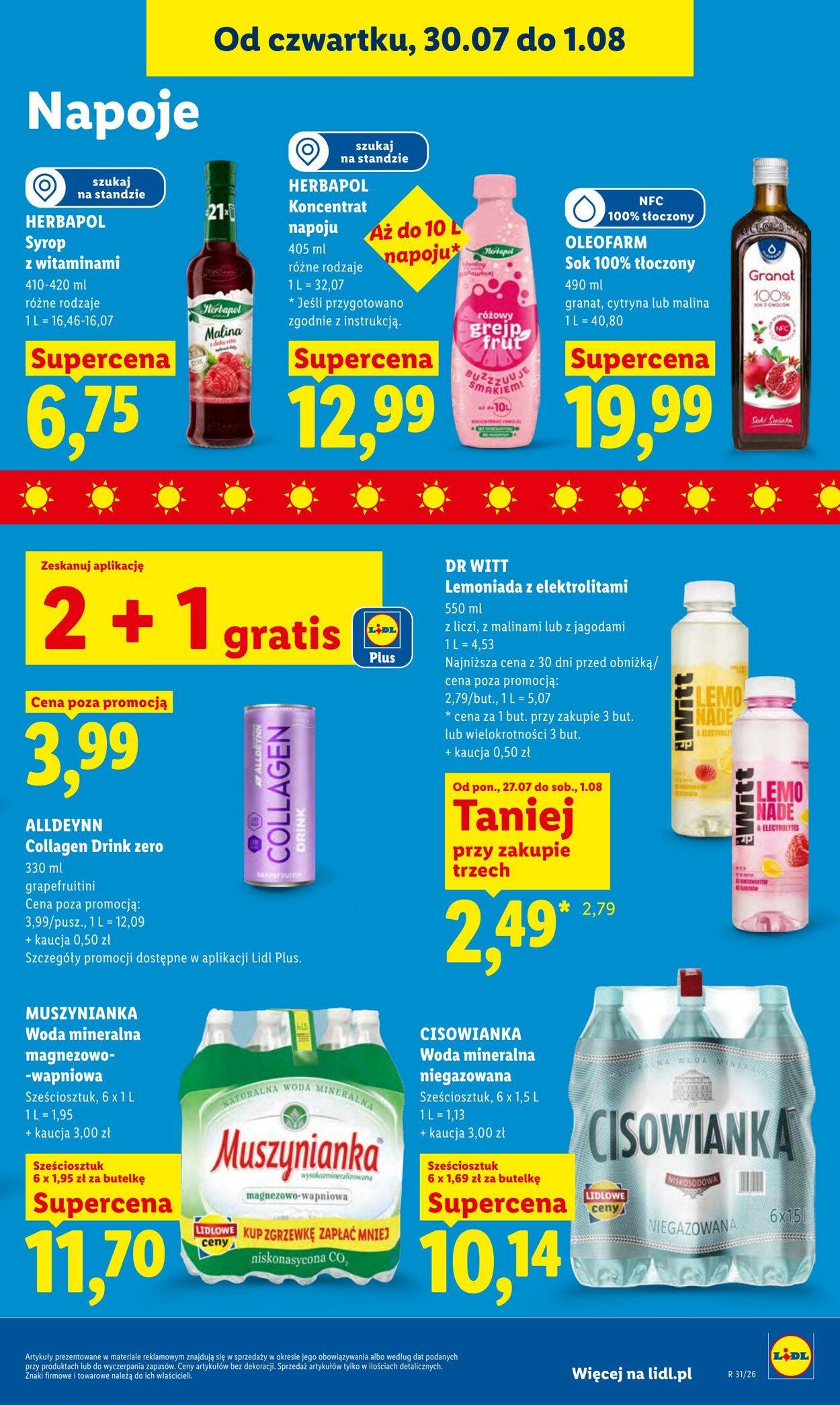 Gazetka Lidl 30.07.2026 - 01.08.2026