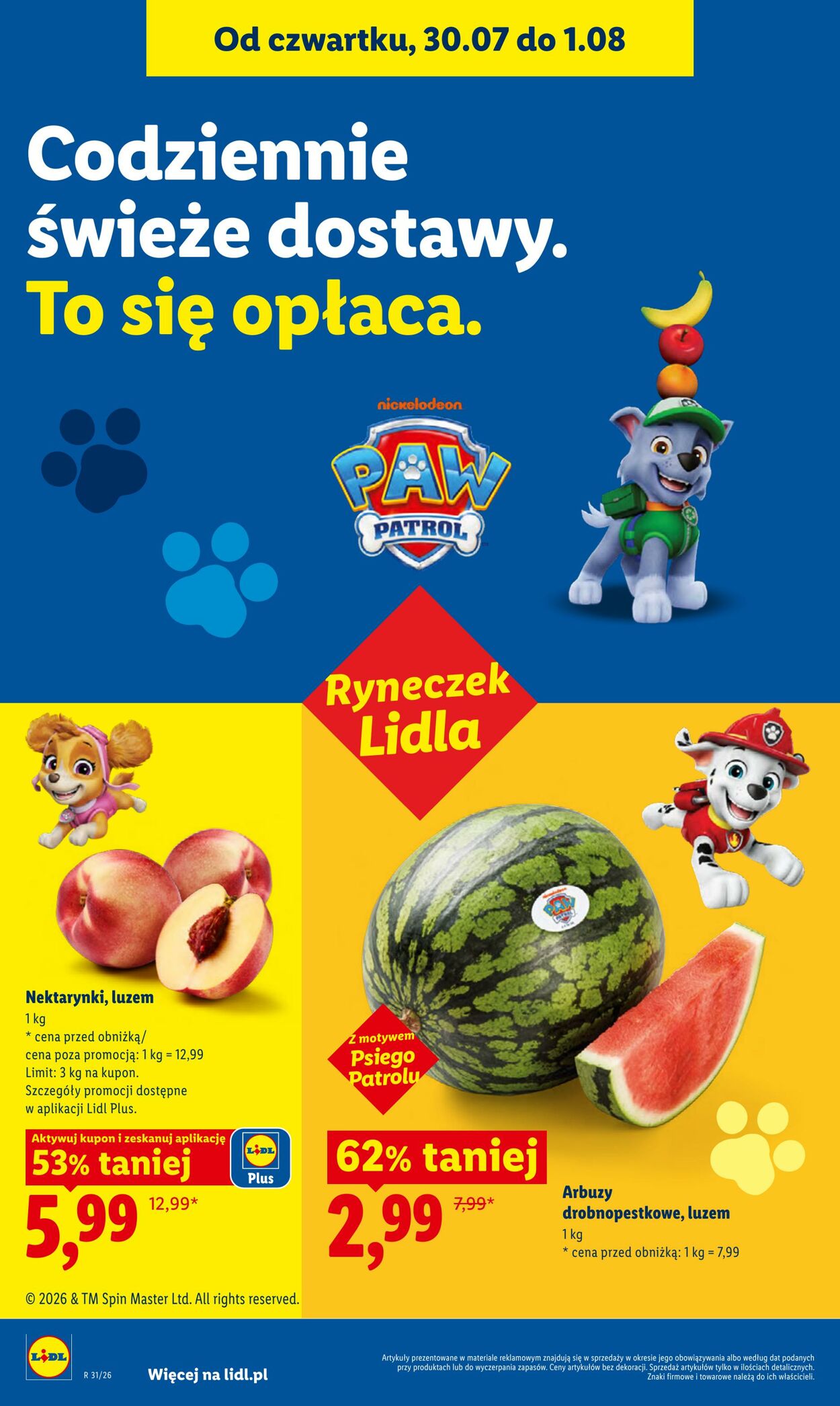 Gazetka Lidl 30.07.2026 - 01.08.2026