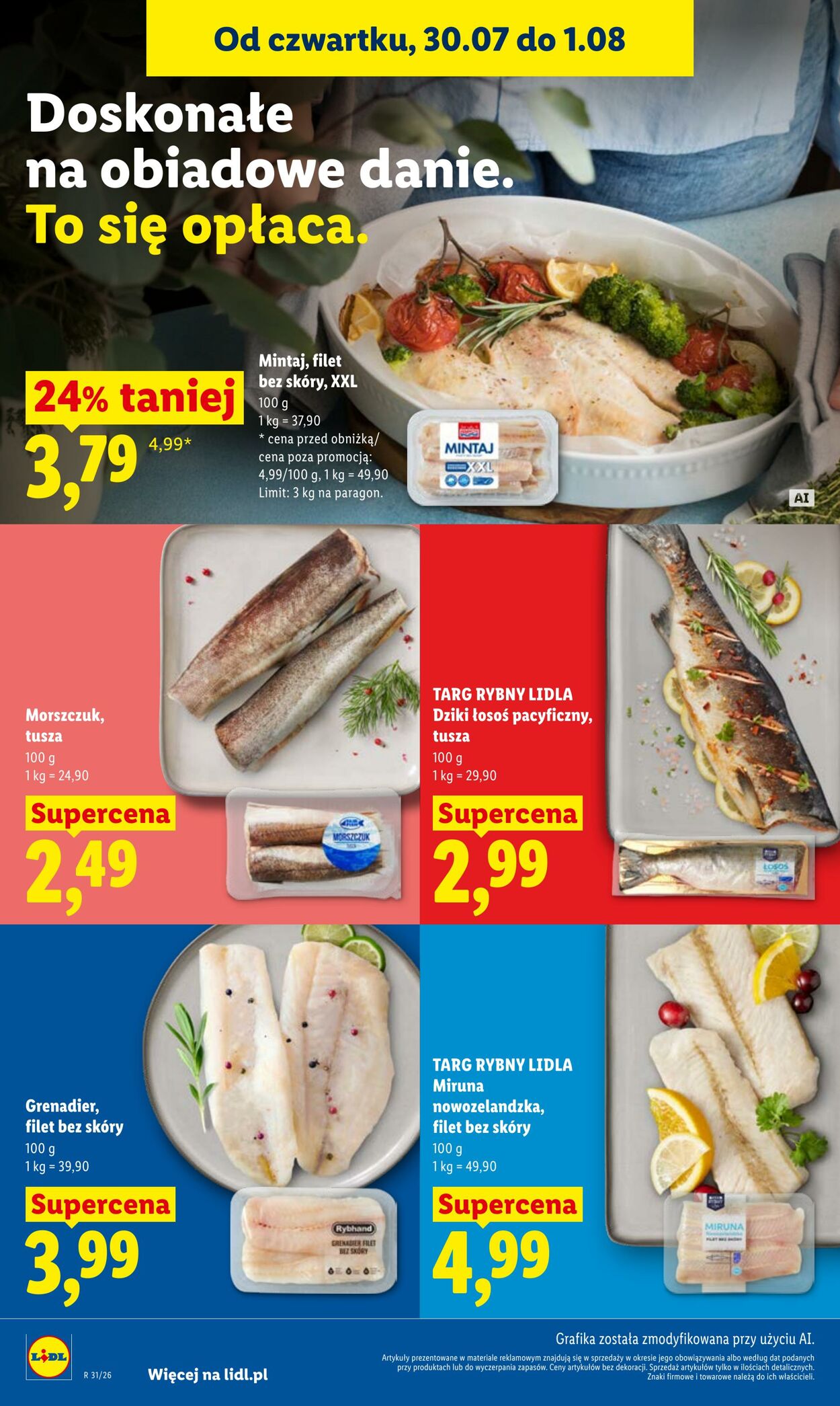 Gazetka Lidl 30.07.2026 - 01.08.2026