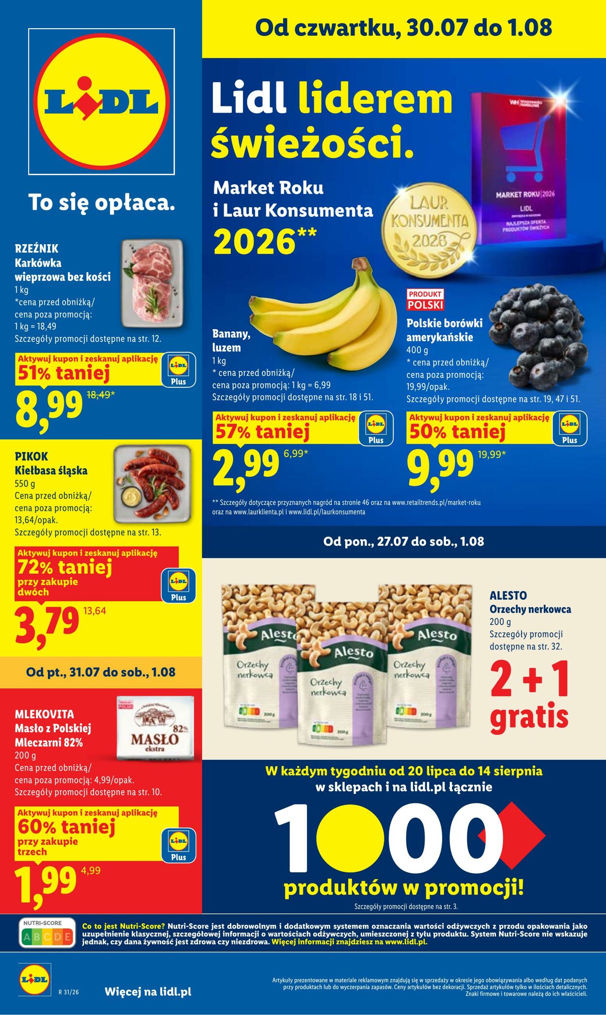 Gazetka Lidl 30.07.2026 - 01.08.2026