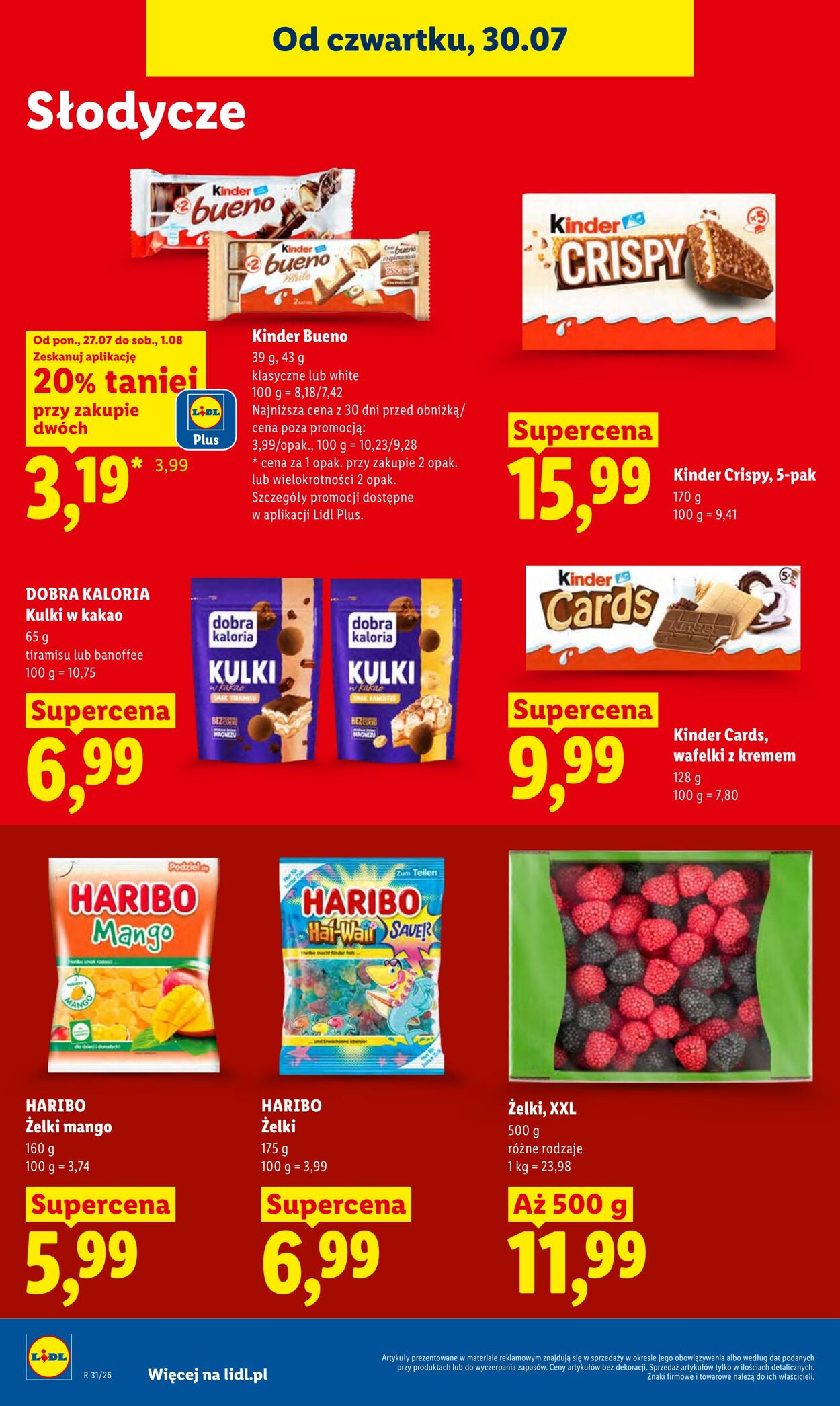Gazetka Lidl 30.07.2026 - 01.08.2026