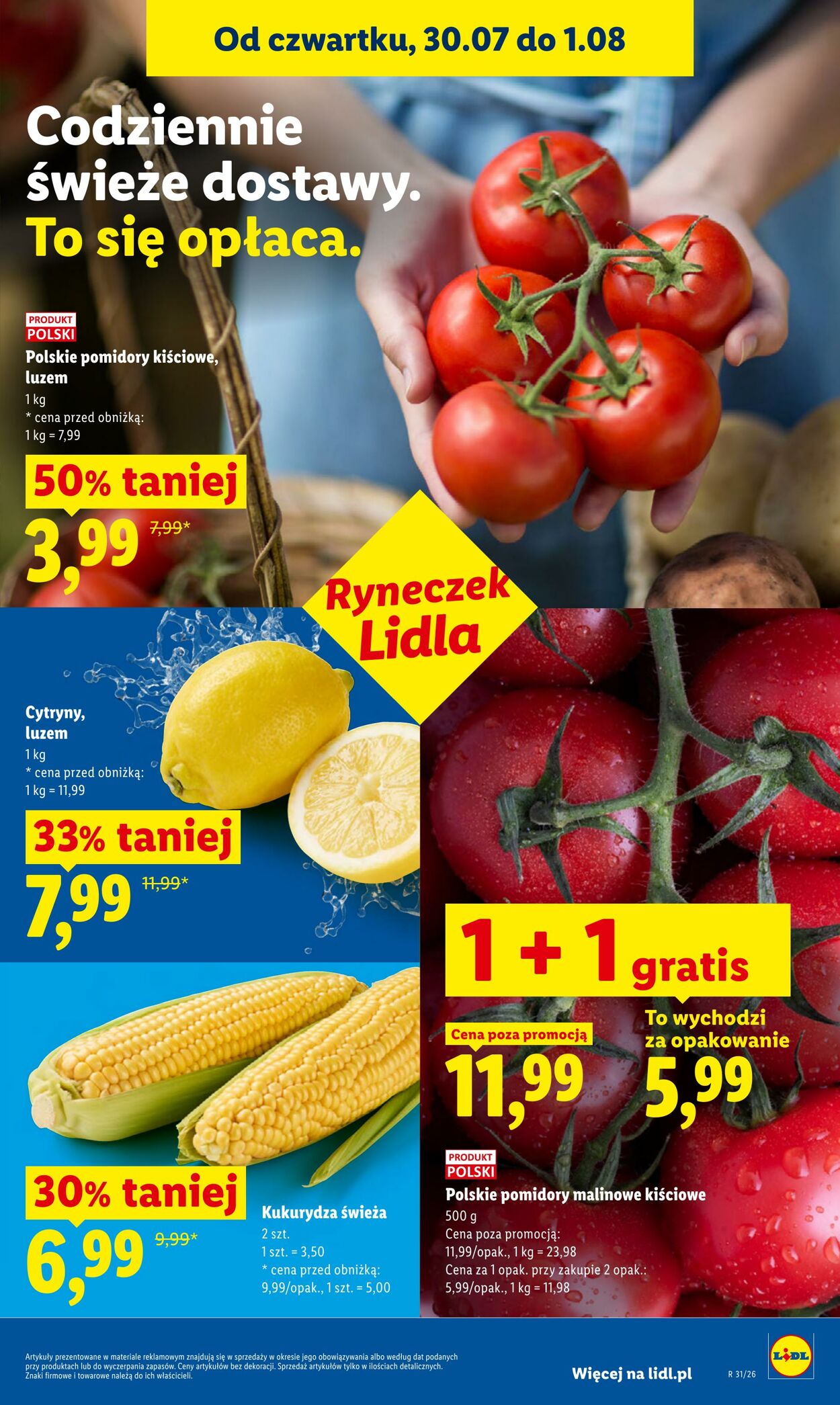Gazetka Lidl 30.07.2026 - 01.08.2026