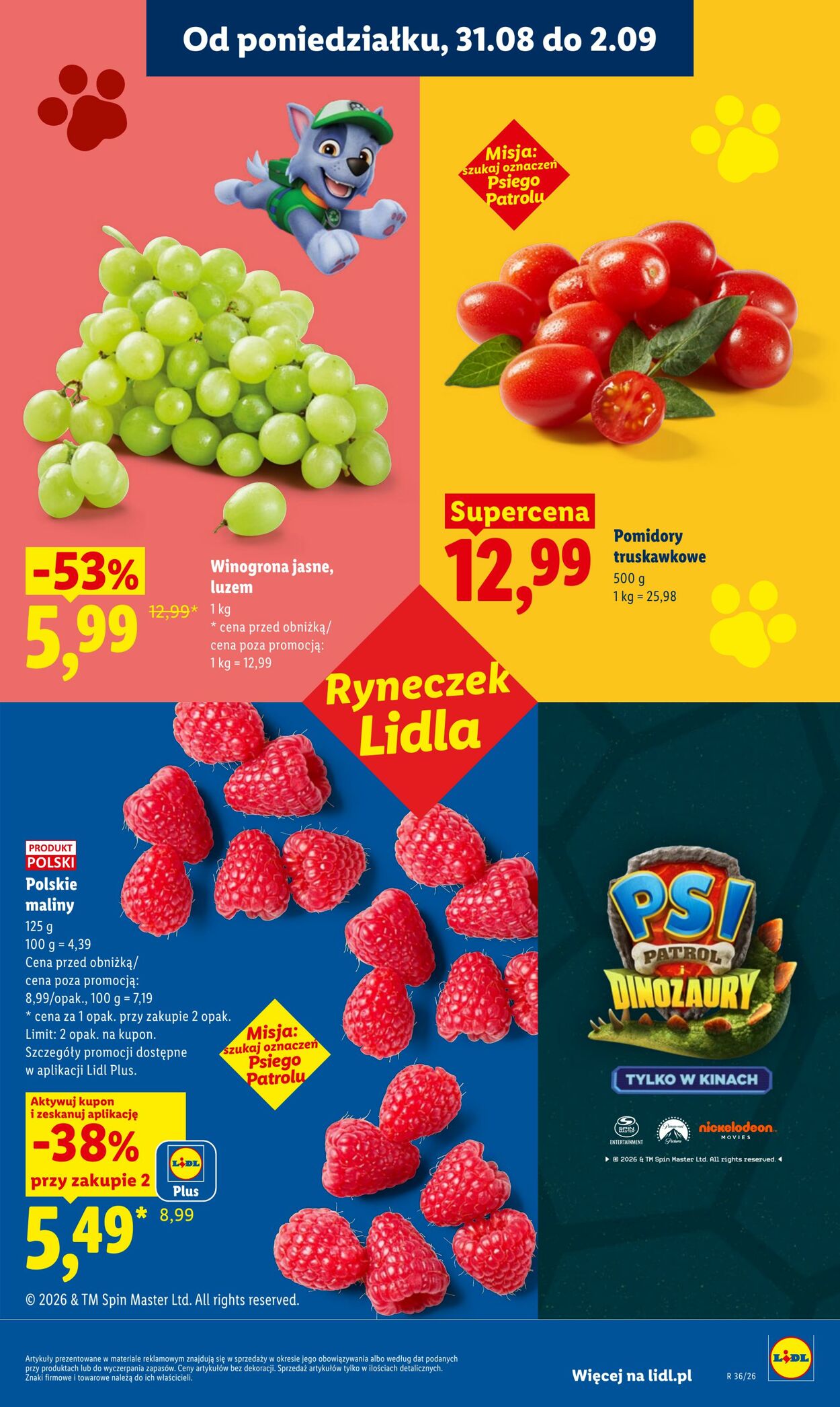 Gazetka Lidl 31.08.2026 - 02.09.2026