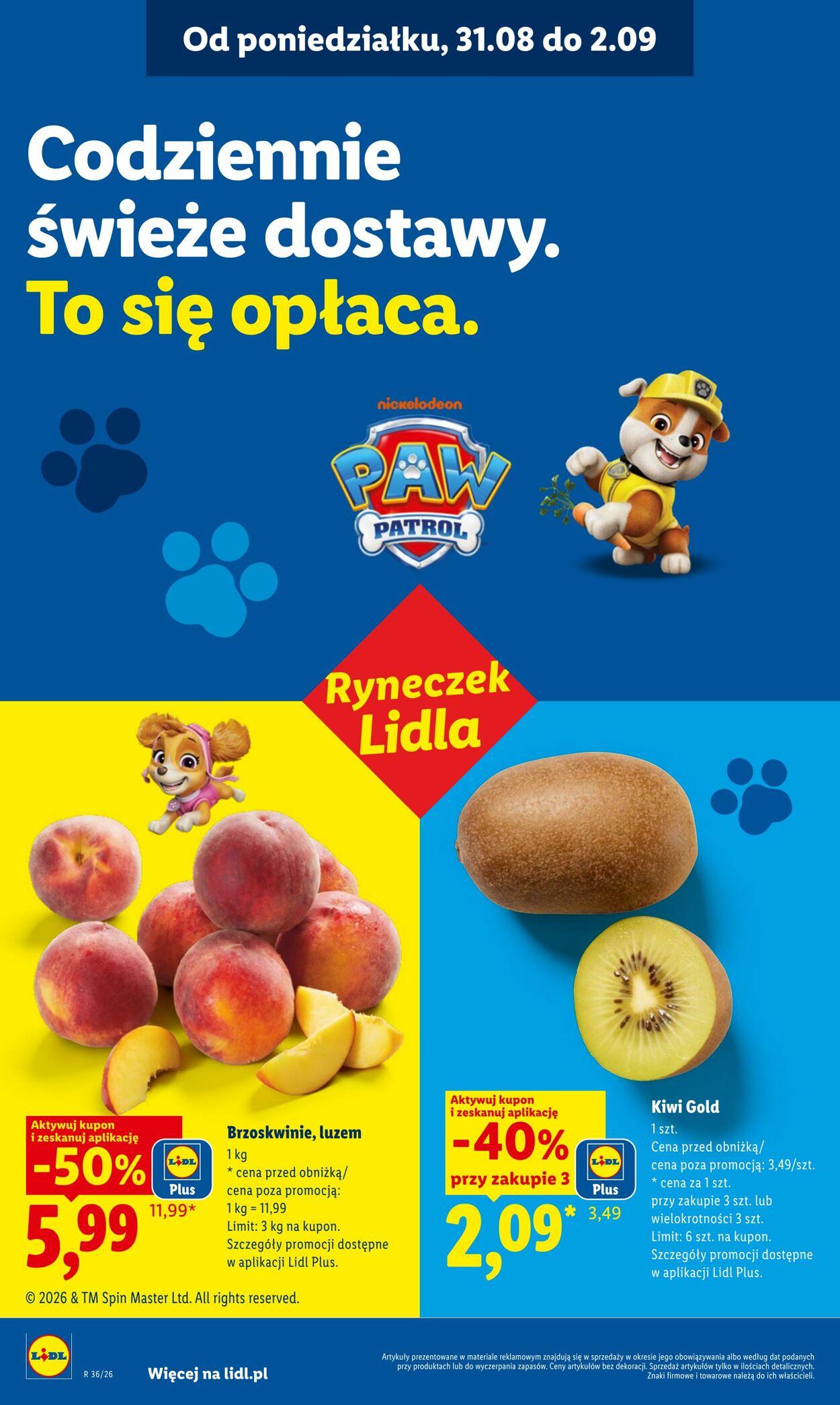 Gazetka Lidl 31.08.2026 - 02.09.2026