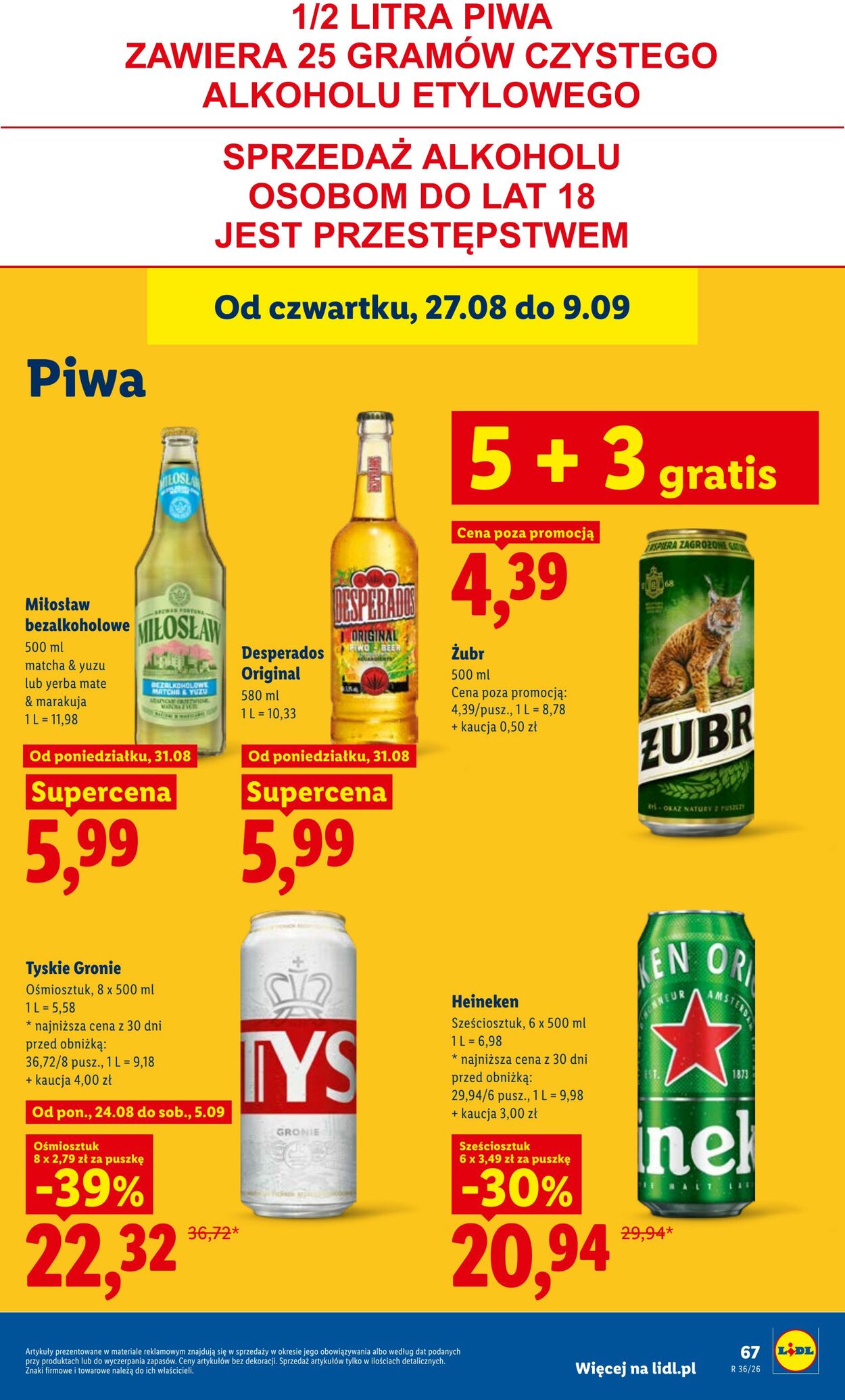 Gazetka Lidl 31.08.2026 - 02.09.2026