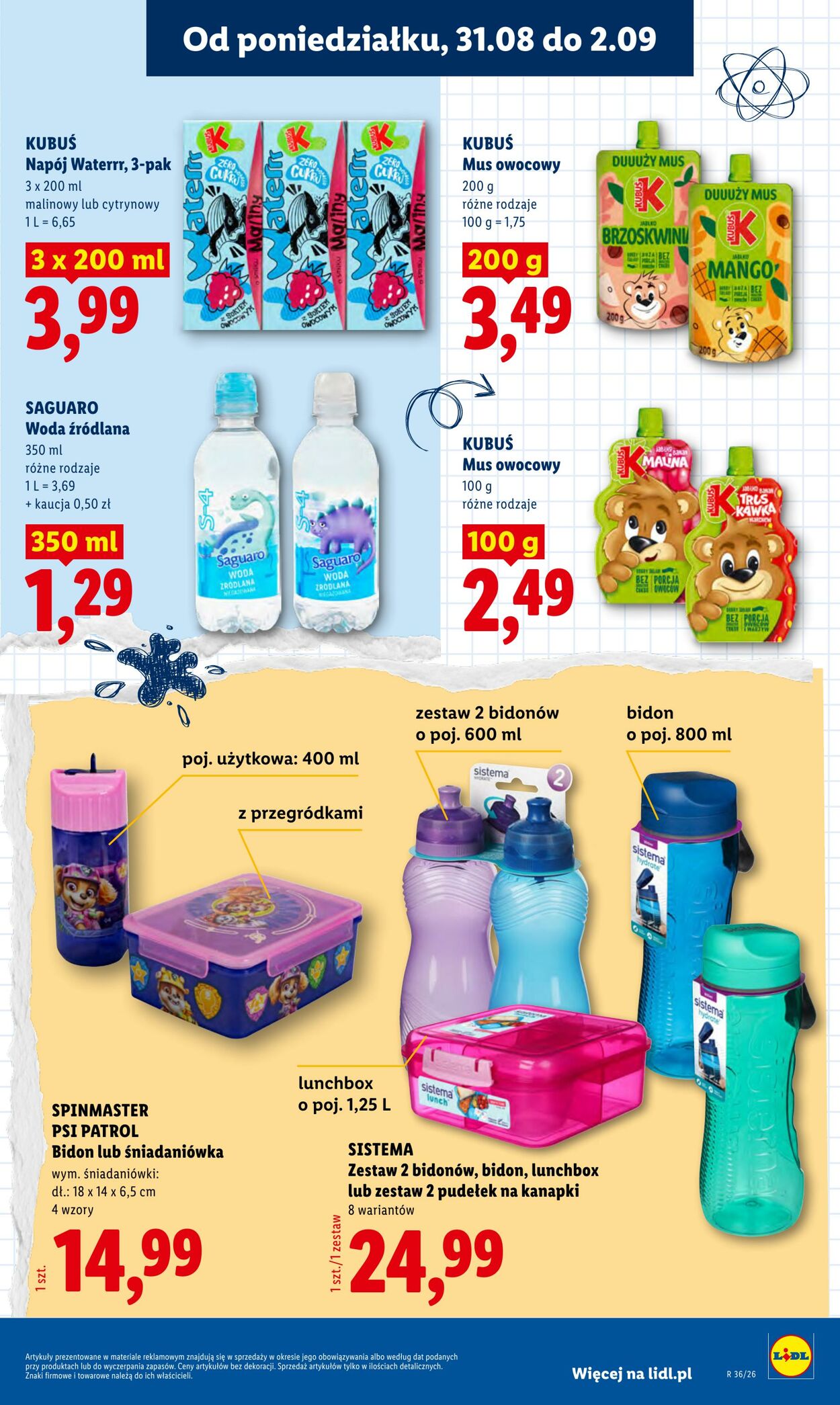 Gazetka Lidl 31.08.2026 - 02.09.2026