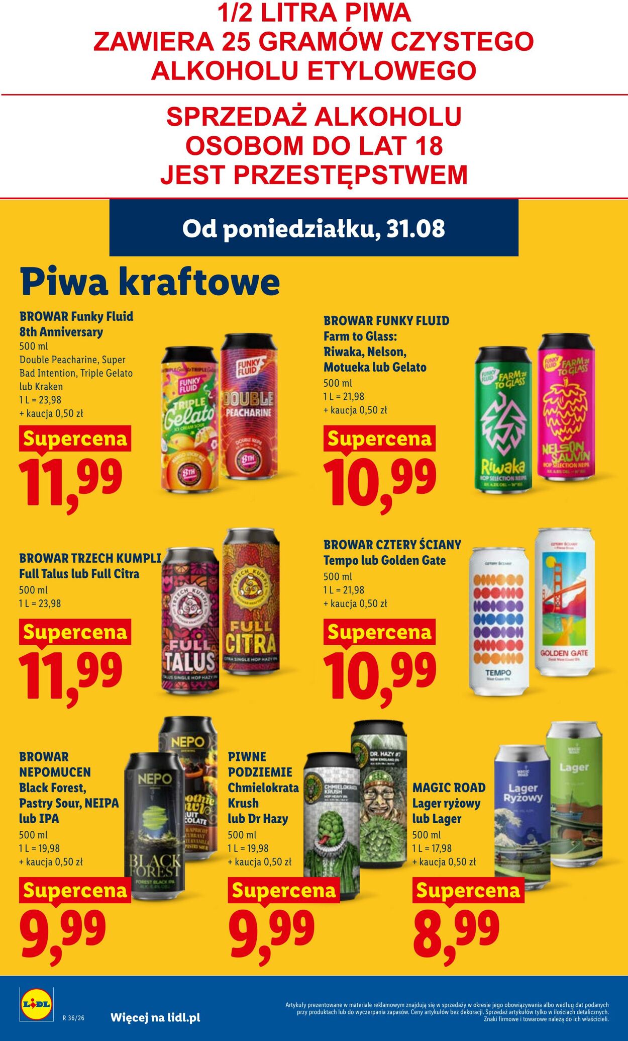 Gazetka Lidl 31.08.2026 - 02.09.2026