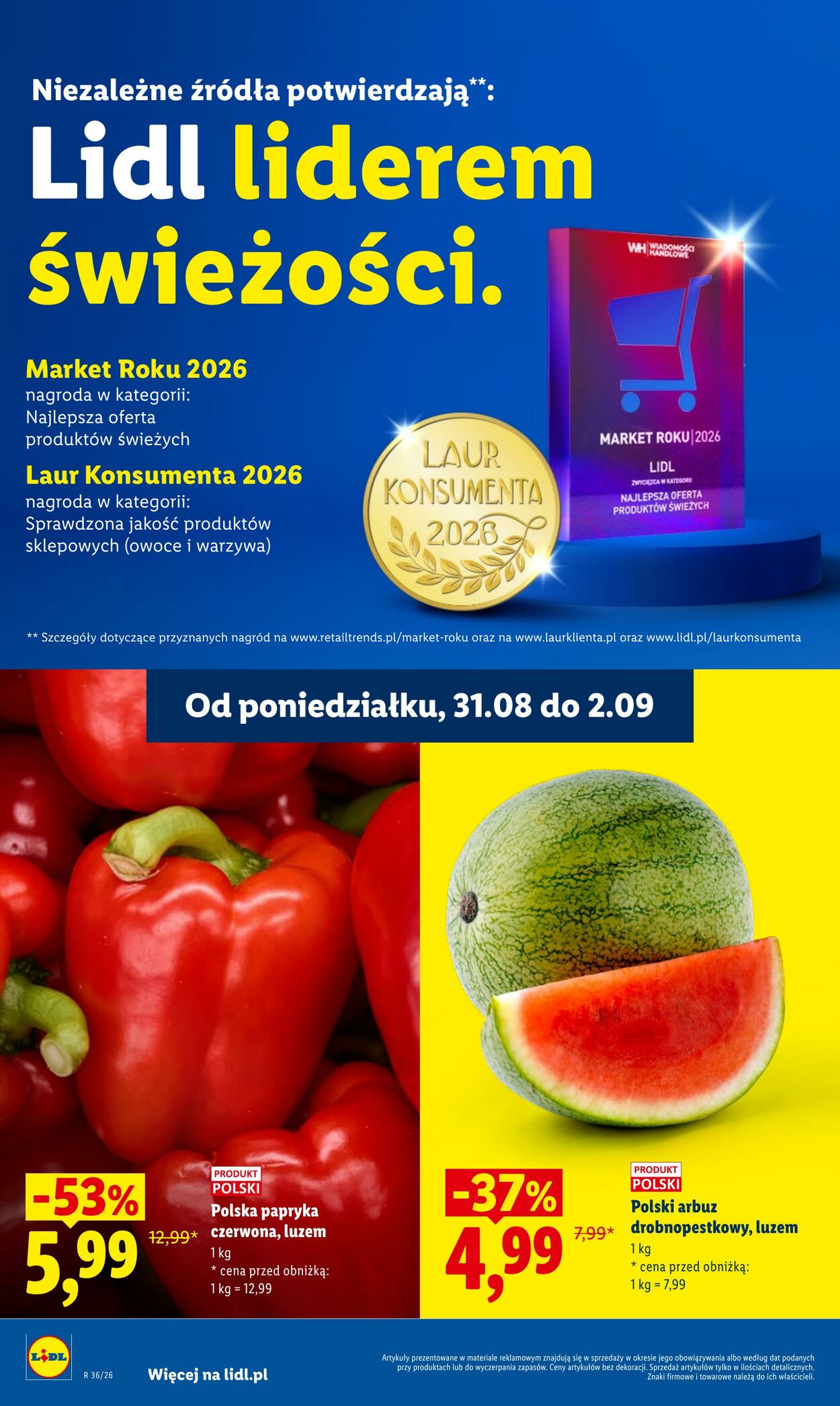 Gazetka Lidl 31.08.2026 - 02.09.2026