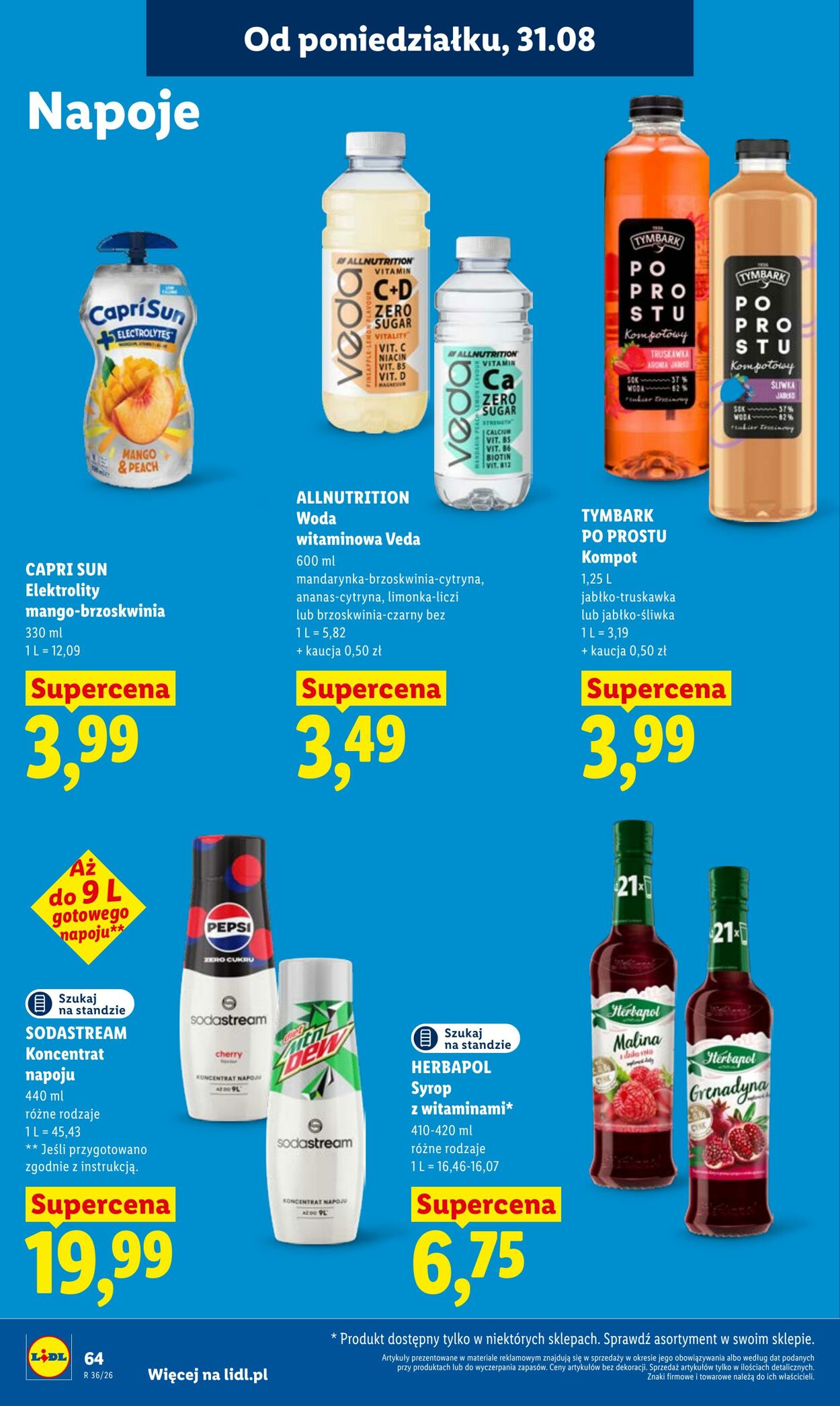 Gazetka Lidl 31.08.2026 - 02.09.2026