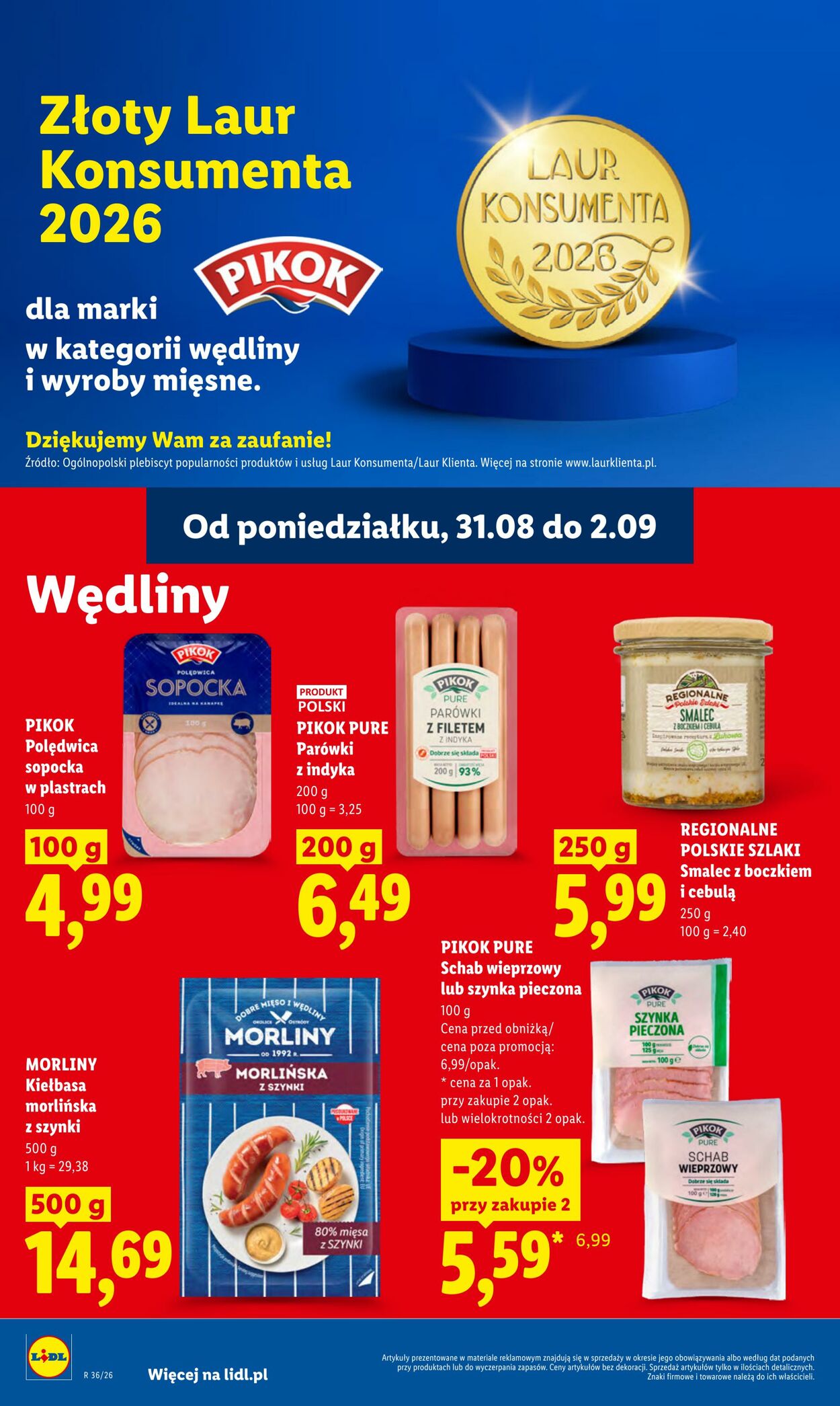 Gazetka Lidl 31.08.2026 - 02.09.2026