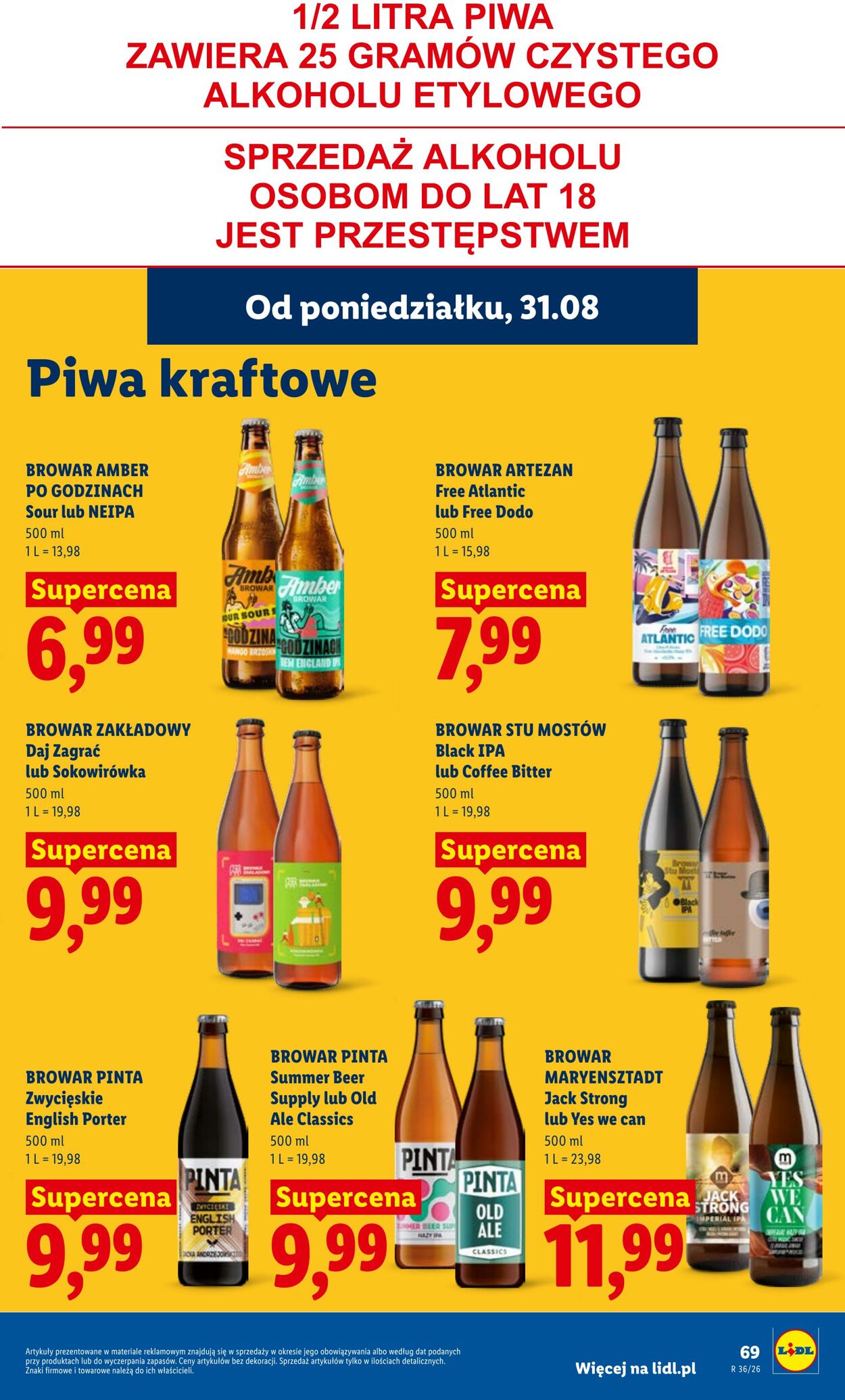 Gazetka Lidl 31.08.2026 - 02.09.2026