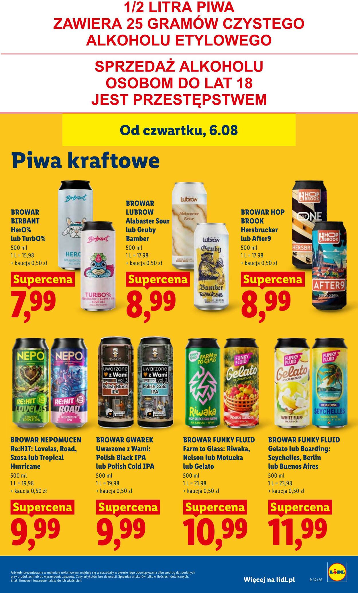 Gazetka Lidl 06.08.2026 - 08.08.2026