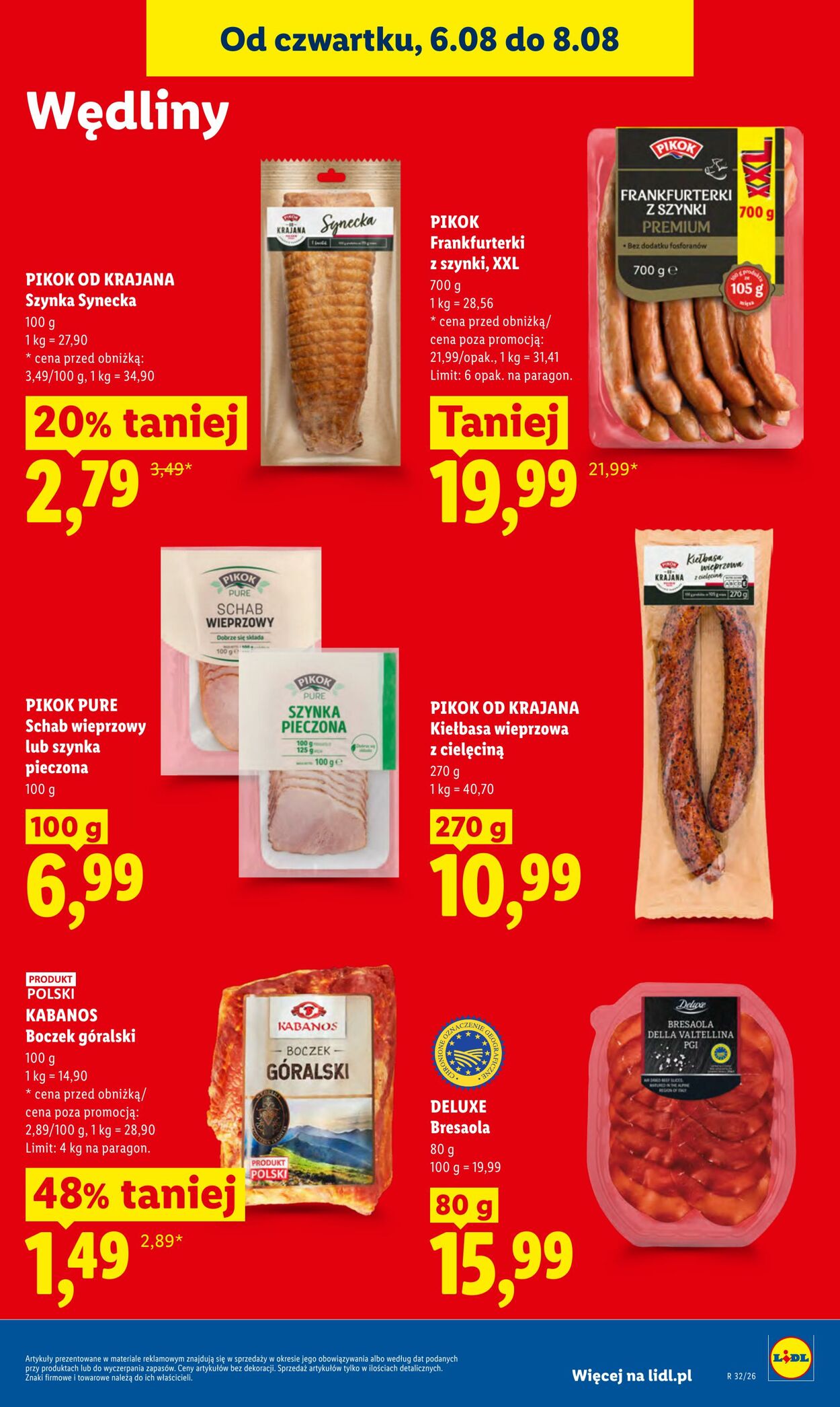 Gazetka Lidl 06.08.2026 - 08.08.2026