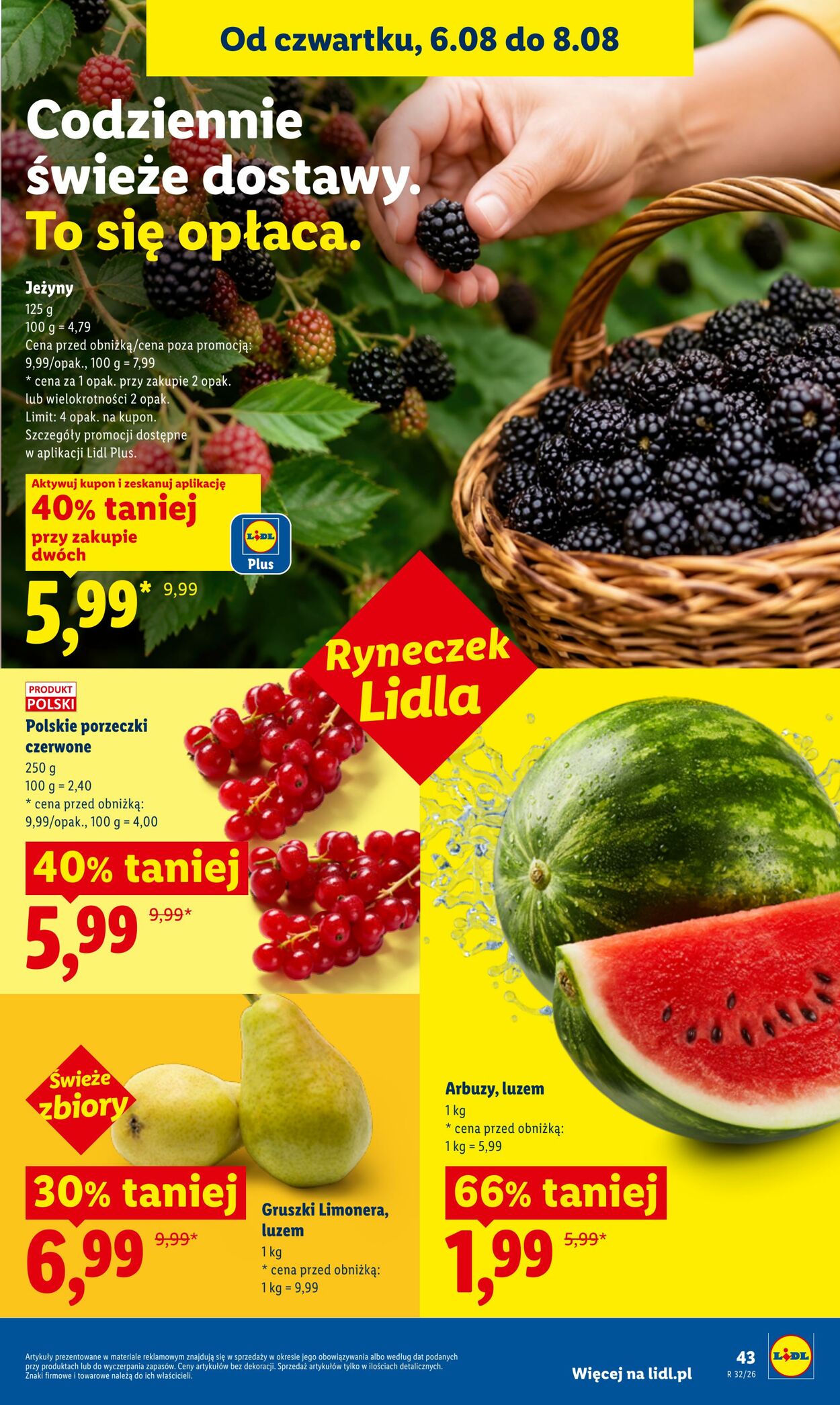 Gazetka Lidl 06.08.2026 - 08.08.2026