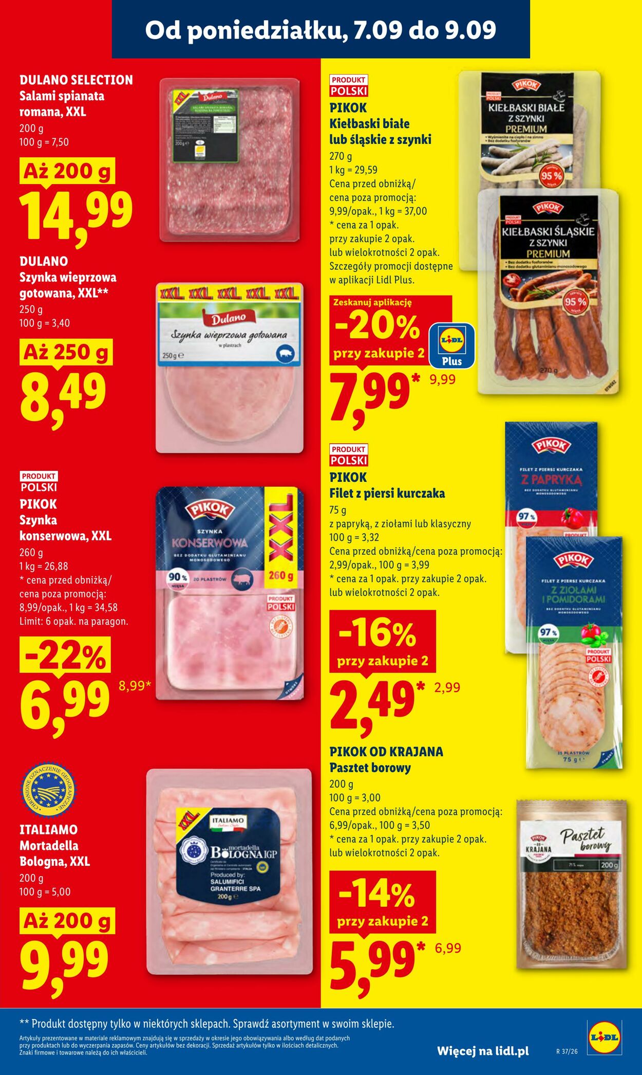 Gazetka Lidl 07.09.2026 - 09.09.2026