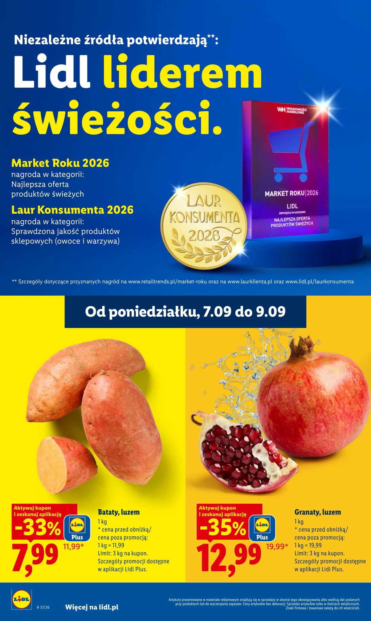 Gazetka Lidl 07.09.2026 - 09.09.2026