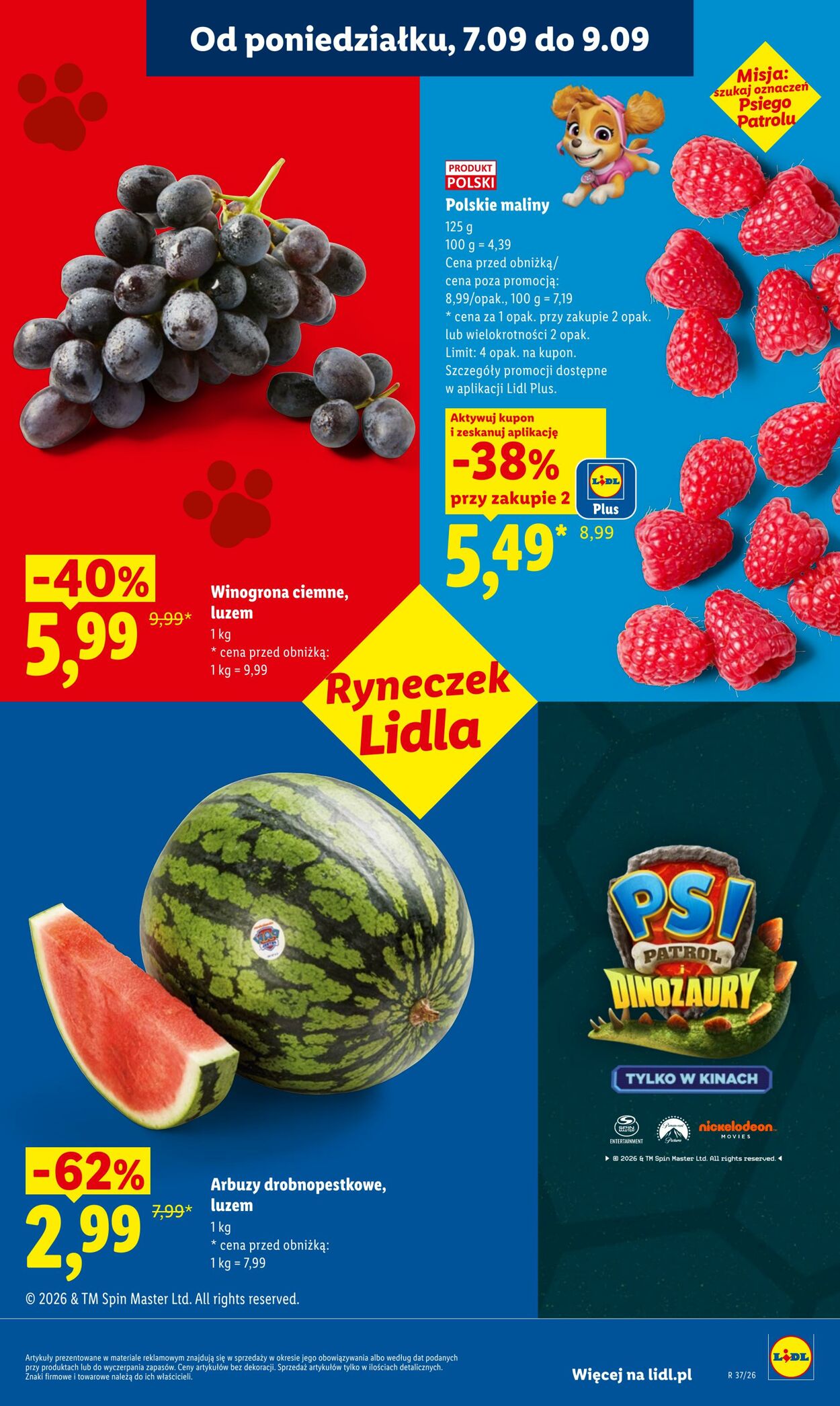 Gazetka Lidl 07.09.2026 - 09.09.2026