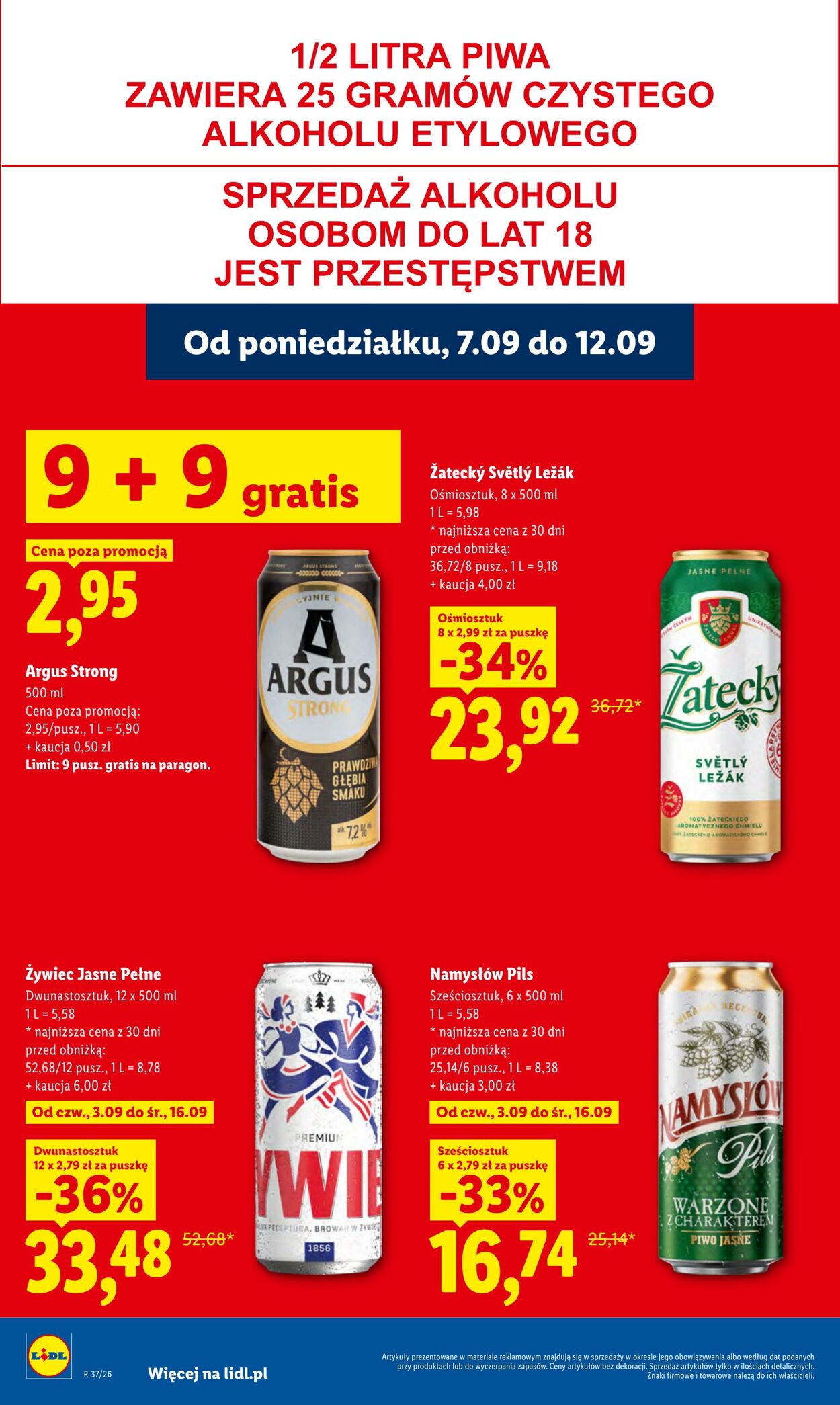 Gazetka Lidl 07.09.2026 - 09.09.2026