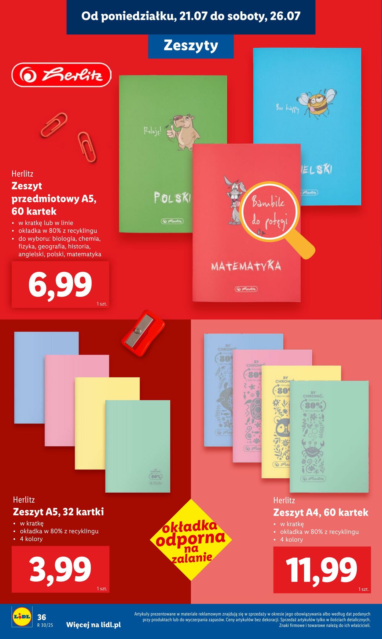Gazetka Lidl 21.07.2025 - 30.08.2025