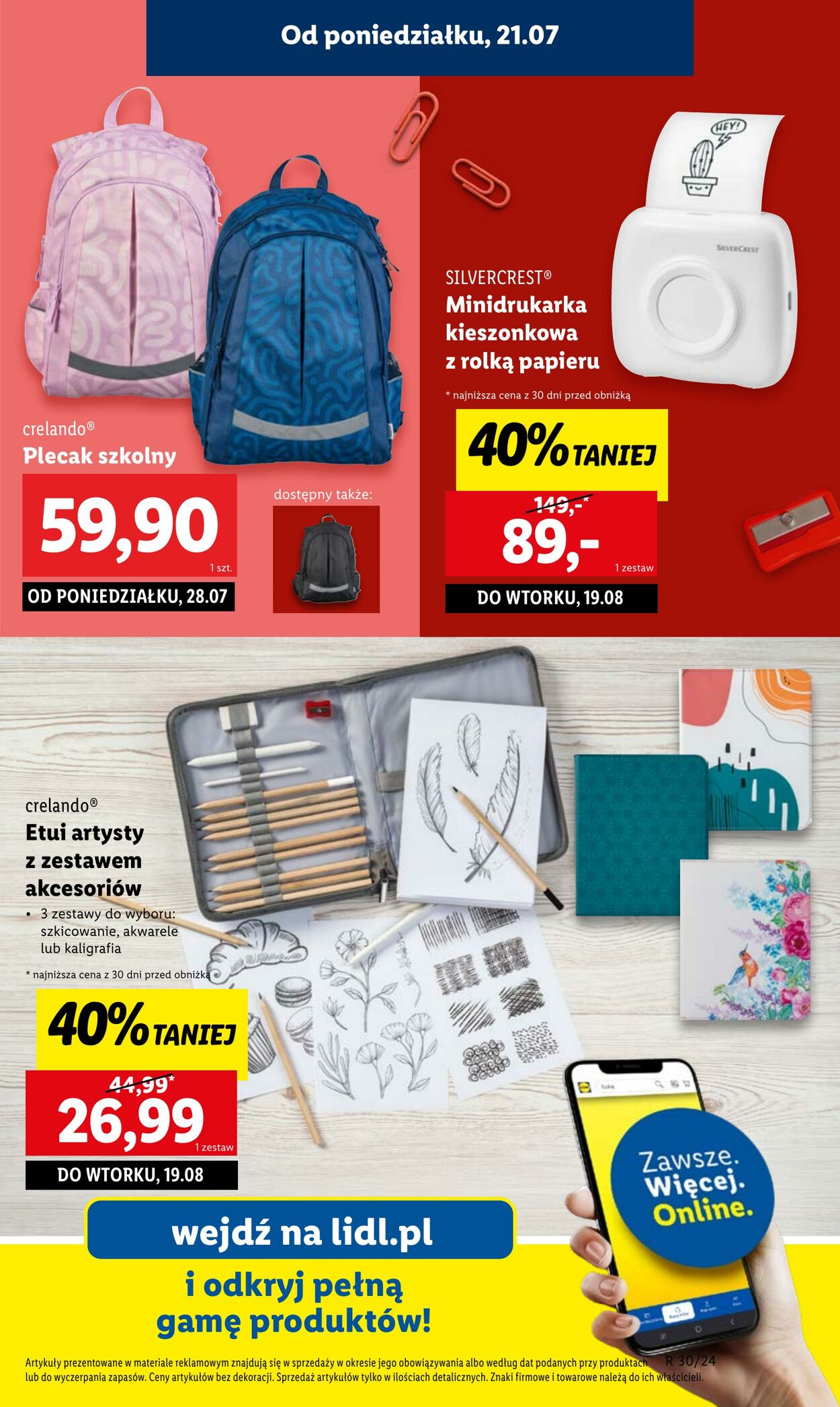 Gazetka Lidl 21.07.2025 - 30.08.2025