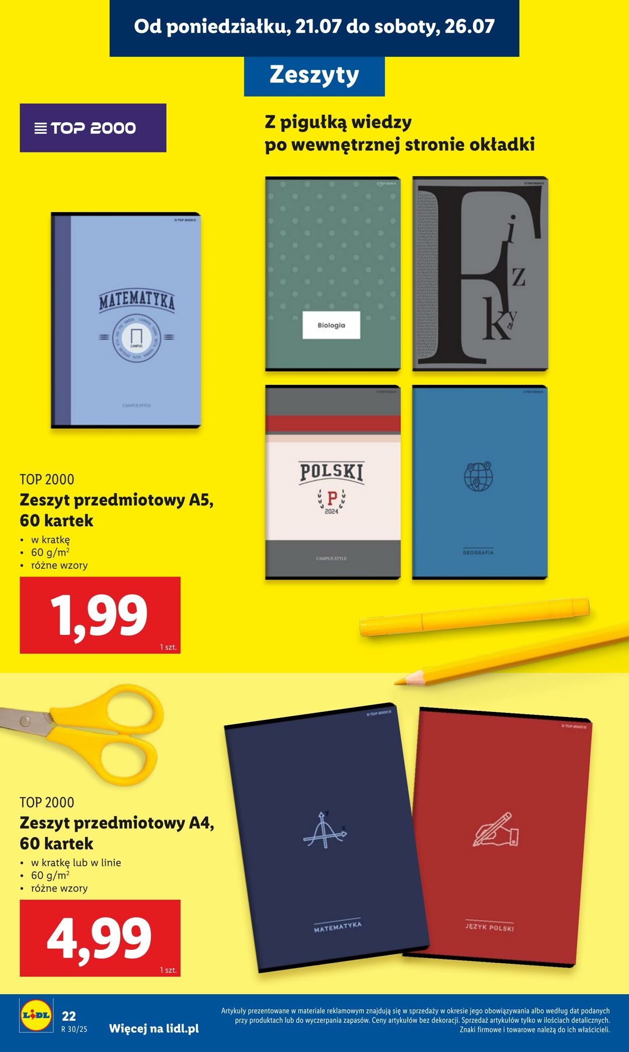 Gazetka Lidl 21.07.2025 - 30.08.2025
