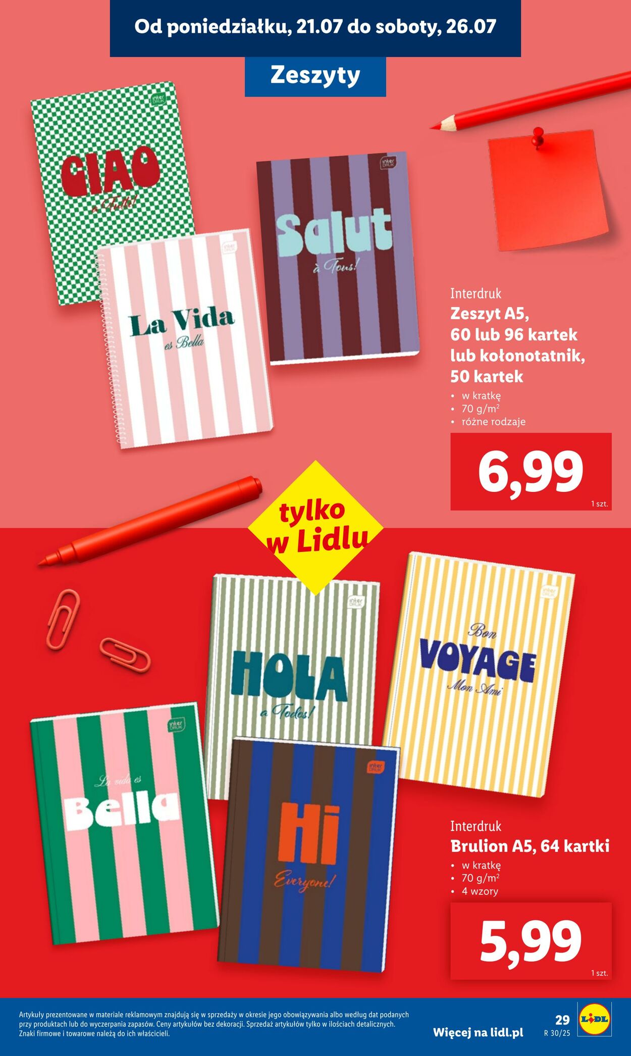 Gazetka Lidl 21.07.2025 - 30.08.2025
