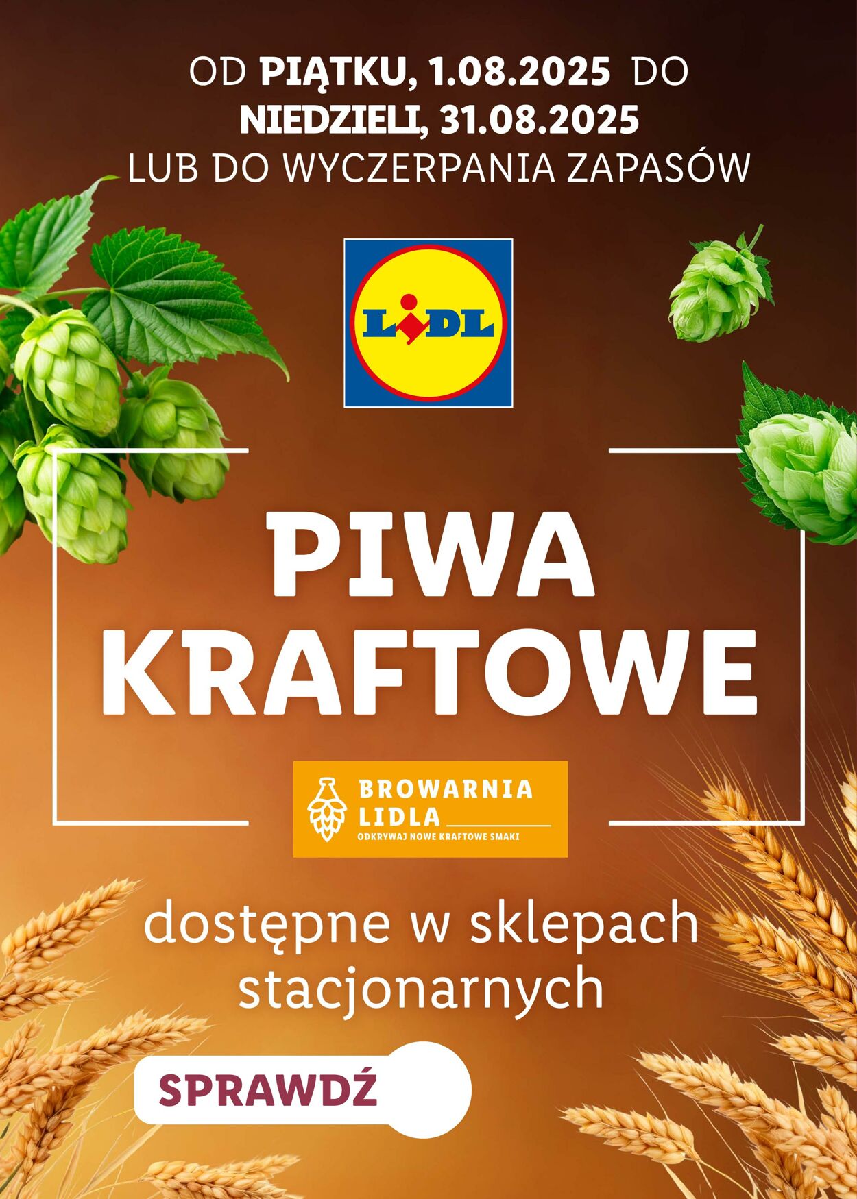 Gazetka Lidl - KRAFTOWE SMAKI NA SIERPIEŃ 1 sie, 2025 - 31 sie, 2025