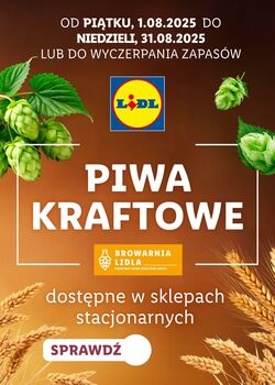 Gazetka Lidl 01.08.2025 - 31.08.2025