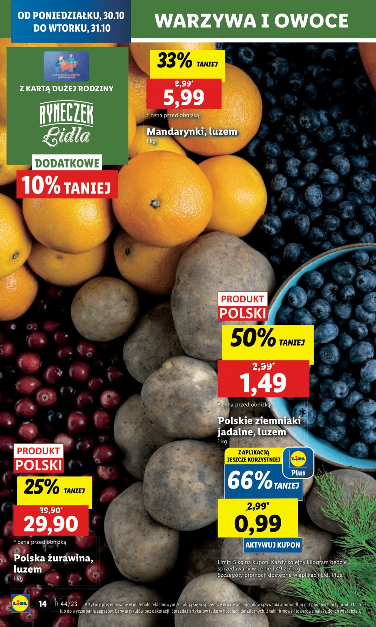 Gazetka Lidl 30.10.2023 - 31.10.2023