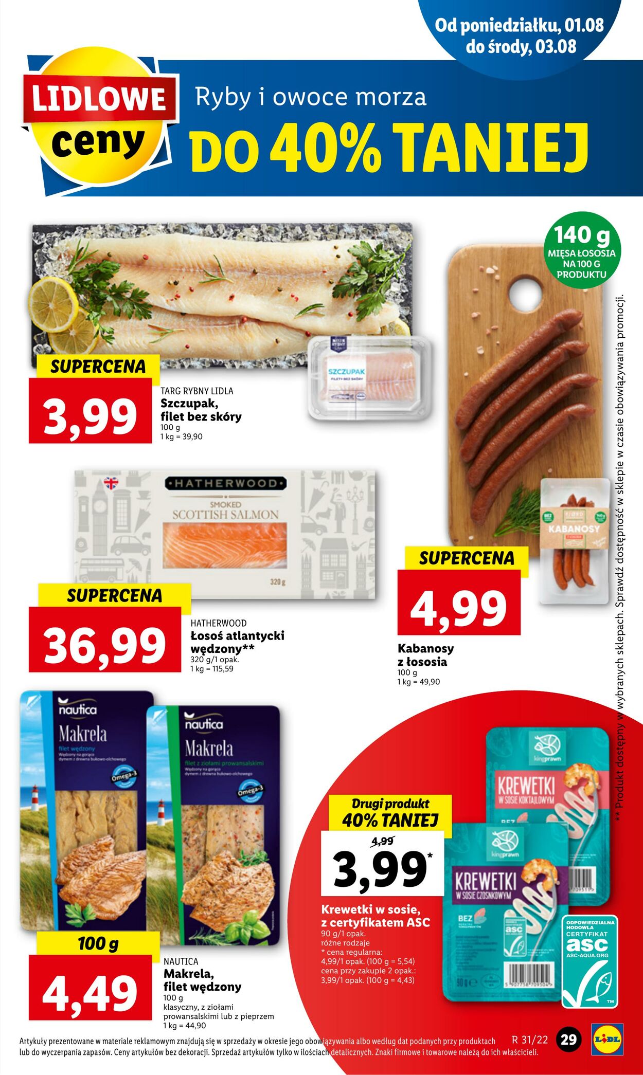 Gazetka Lidl 01.08.2022 - 03.08.2022