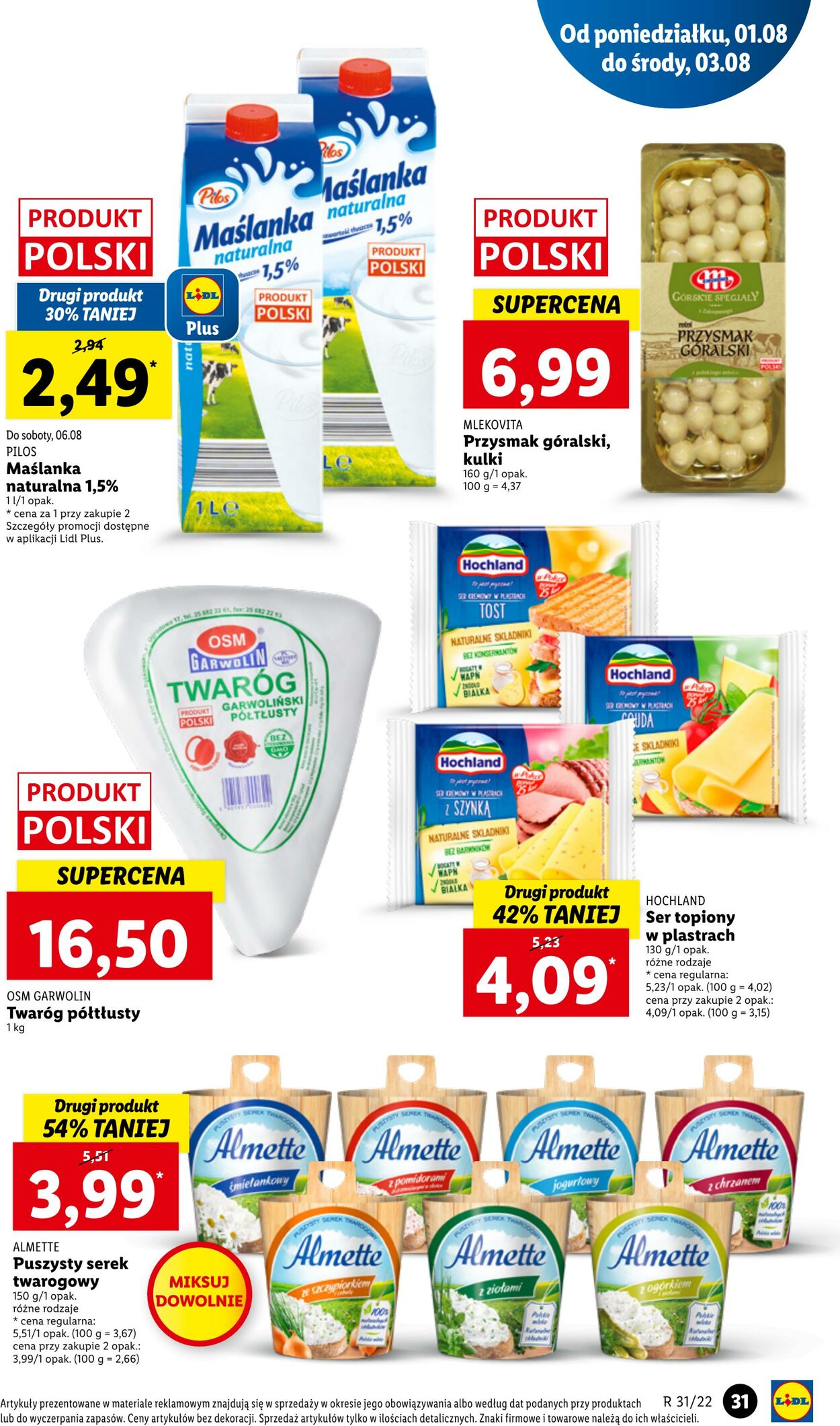 Gazetka Lidl 01.08.2022 - 03.08.2022