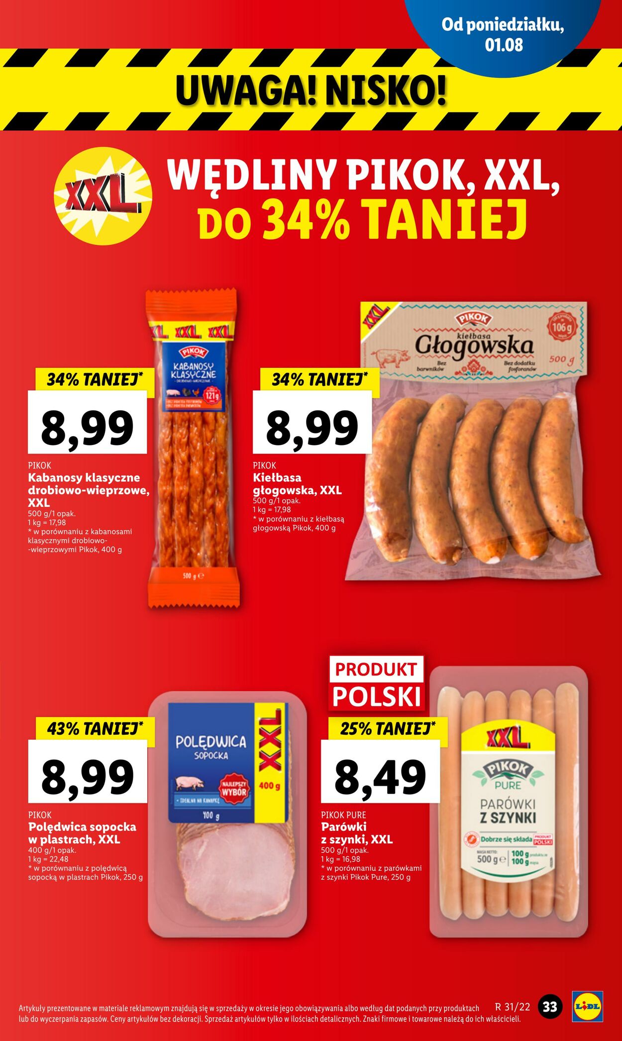 Gazetka Lidl 01.08.2022 - 03.08.2022