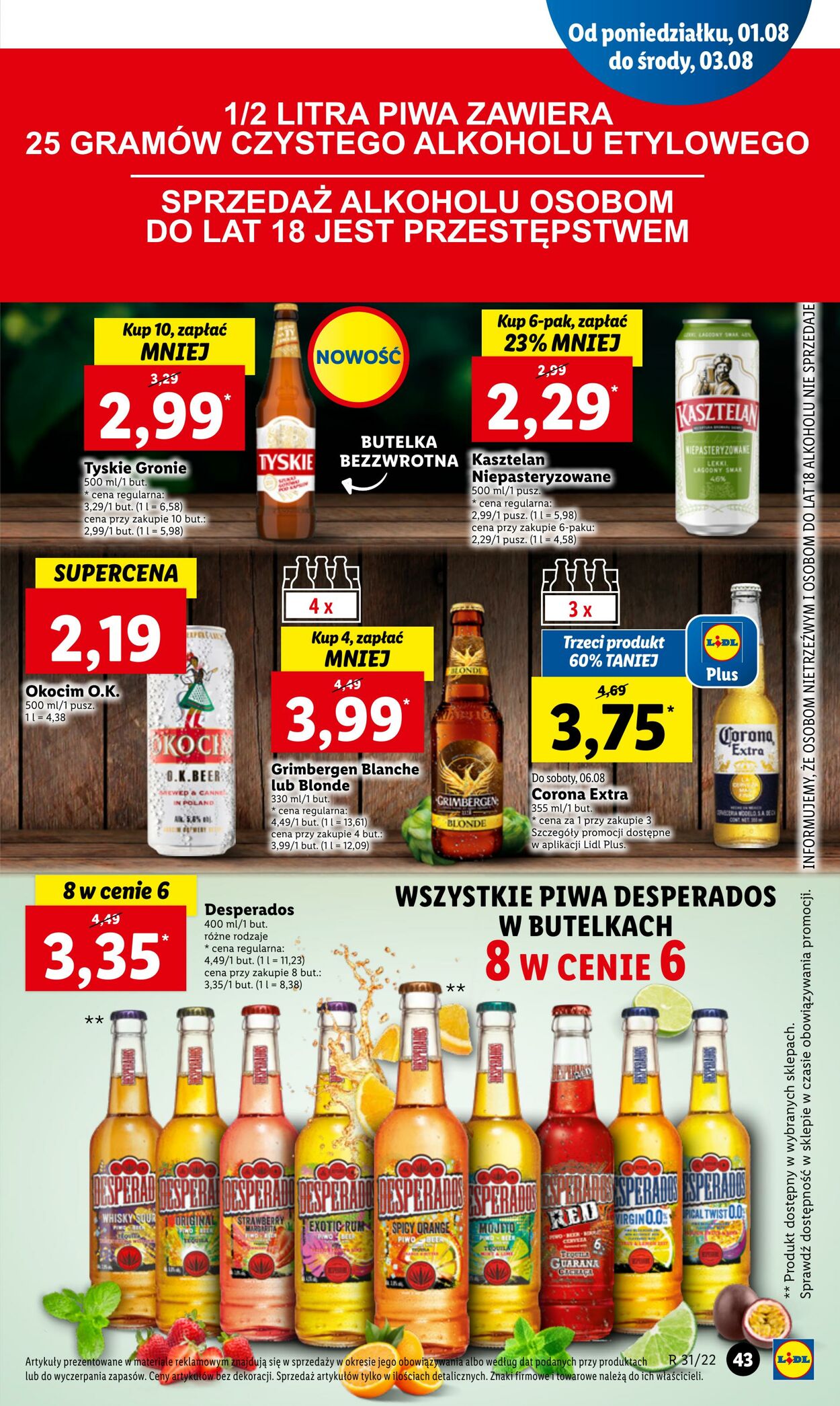 Gazetka Lidl 01.08.2022 - 03.08.2022