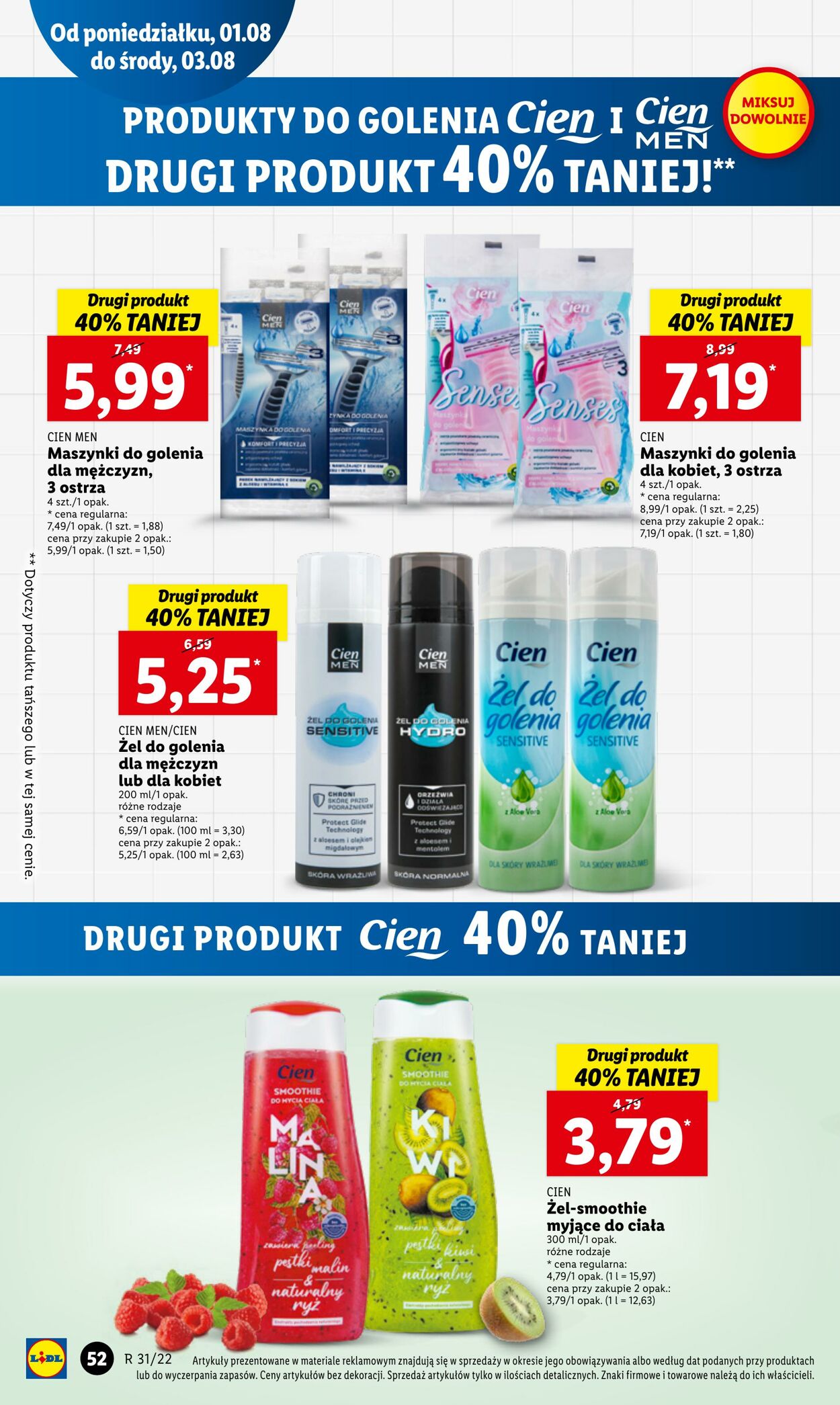 Gazetka Lidl 01.08.2022 - 03.08.2022