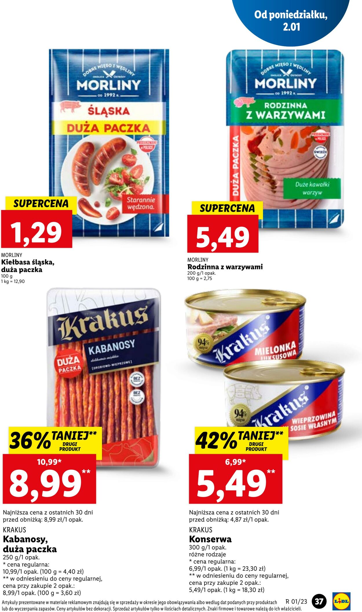 Gazetka Lidl 02.01.2023 - 04.01.2023