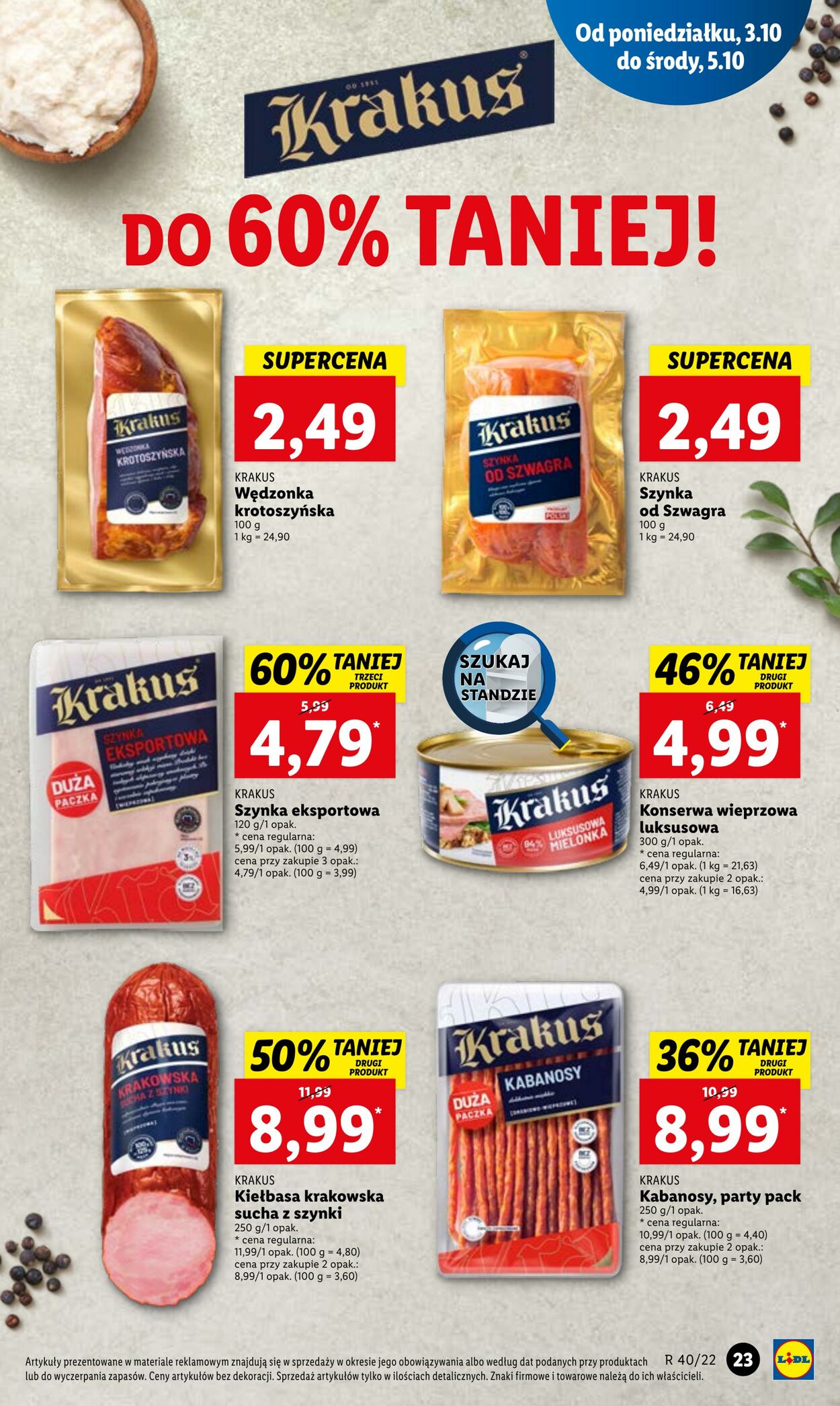 Gazetka Lidl 03.10.2022 - 05.10.2022