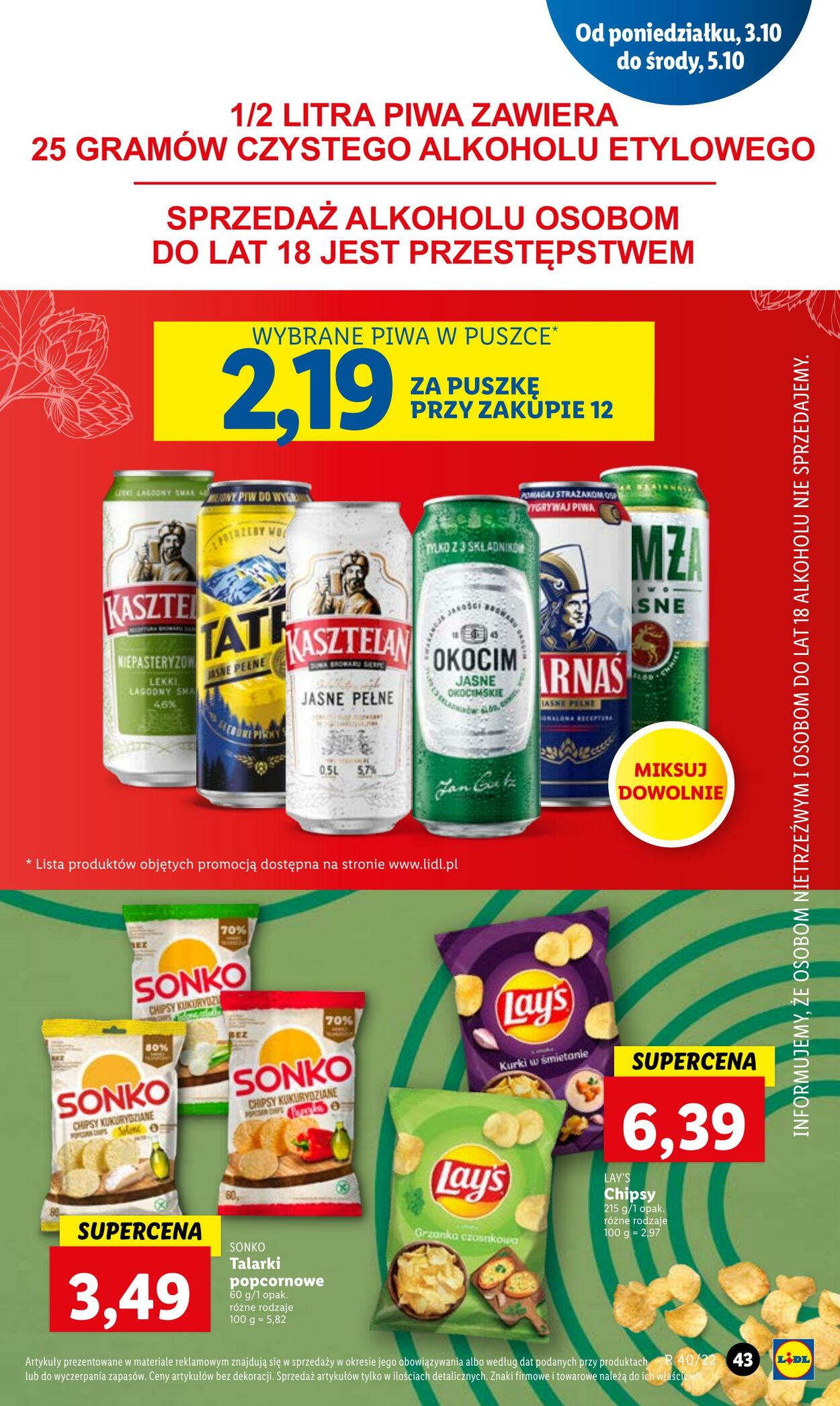 Gazetka Lidl 03.10.2022 - 05.10.2022