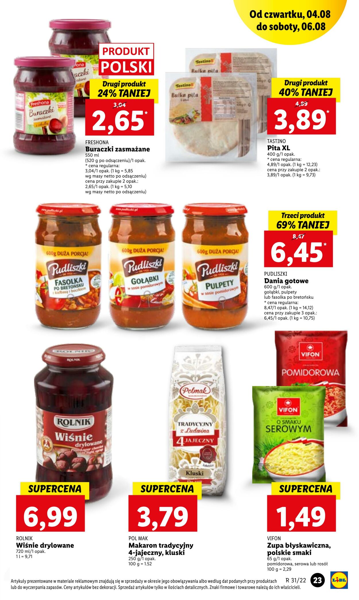 Gazetka Lidl 03.08.2022 - 05.08.2022