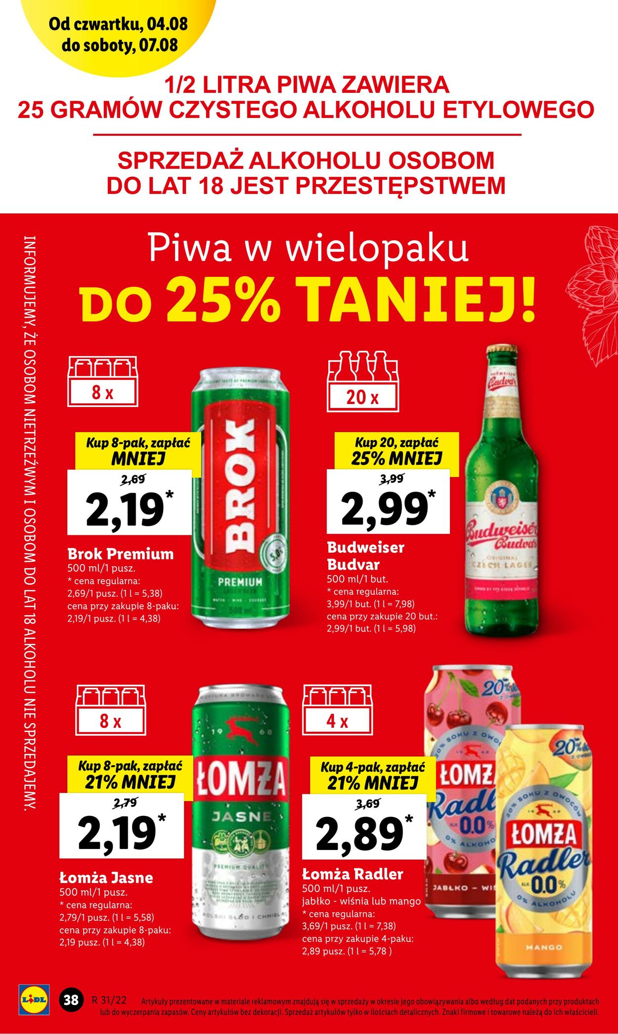 Gazetka Lidl 03.08.2022 - 05.08.2022