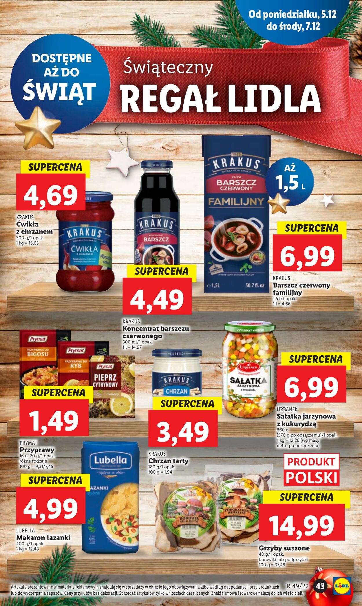 Gazetka Lidl 05.12.2022 - 07.12.2022