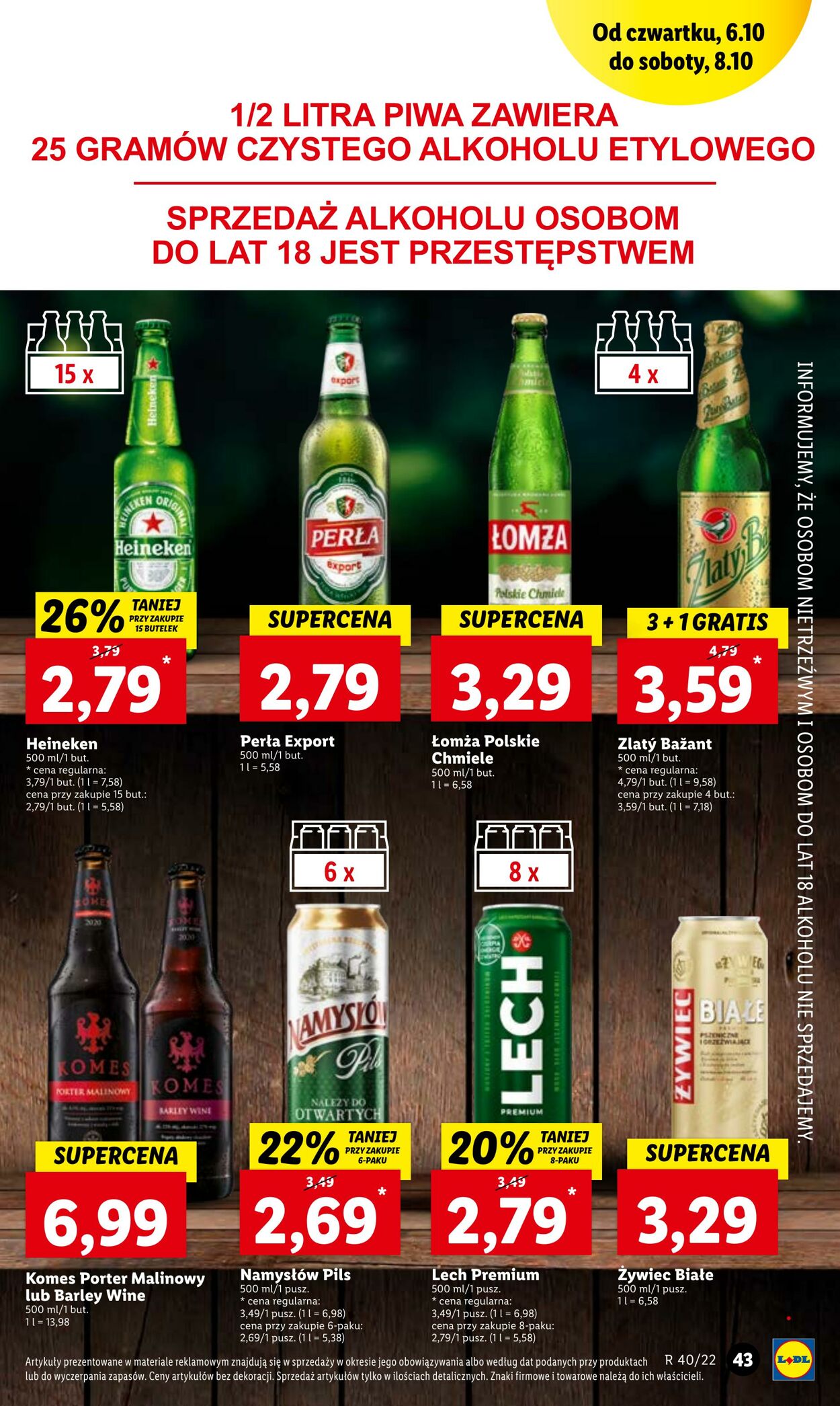 Gazetka Lidl 06.10.2022 - 08.10.2022