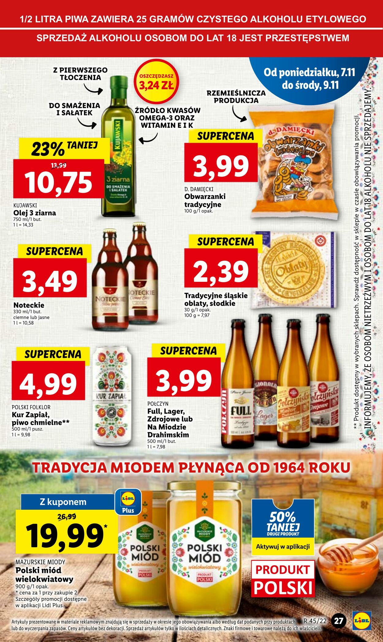 Gazetka Lidl 07.11.2022 - 09.11.2022