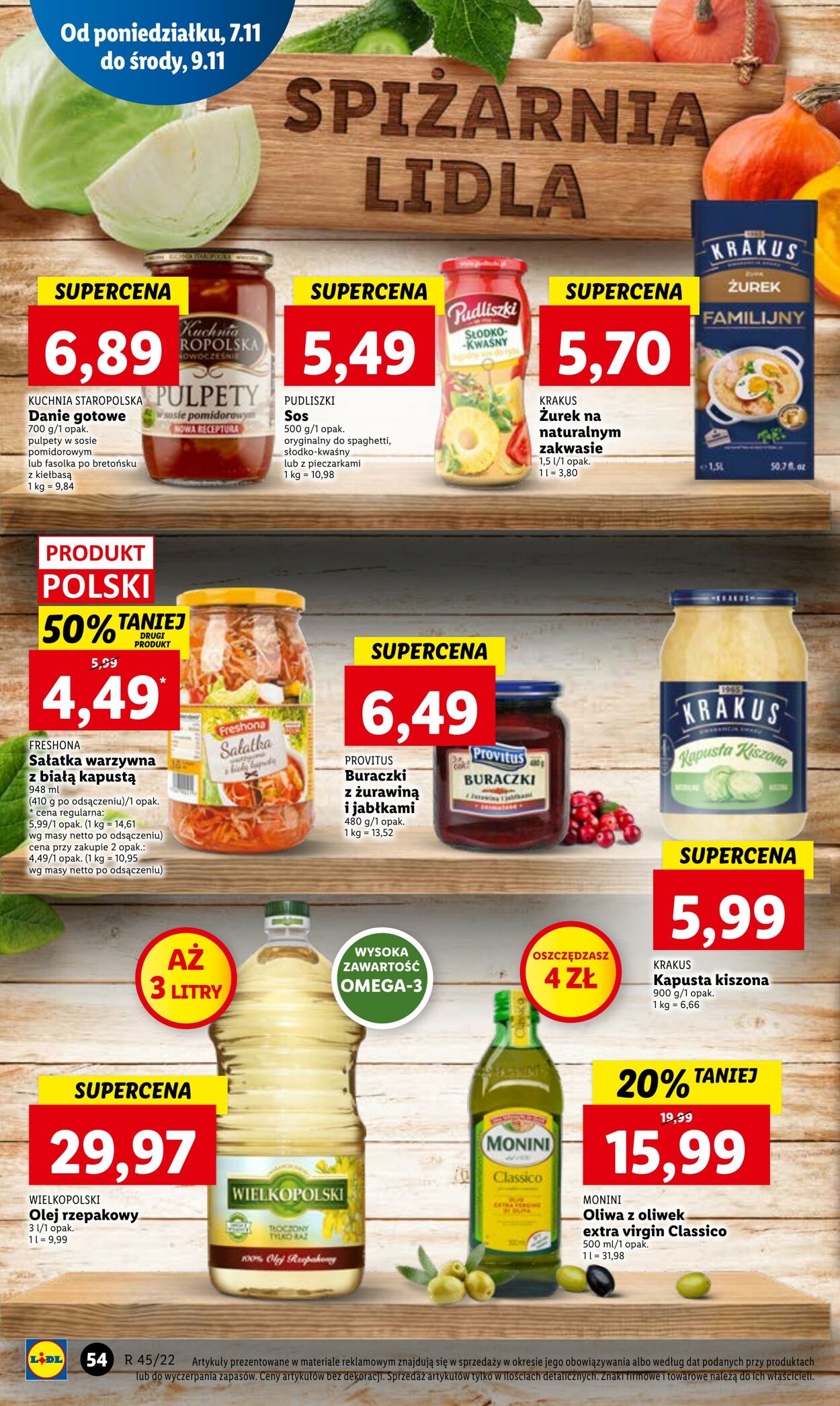 Gazetka Lidl 07.11.2022 - 09.11.2022